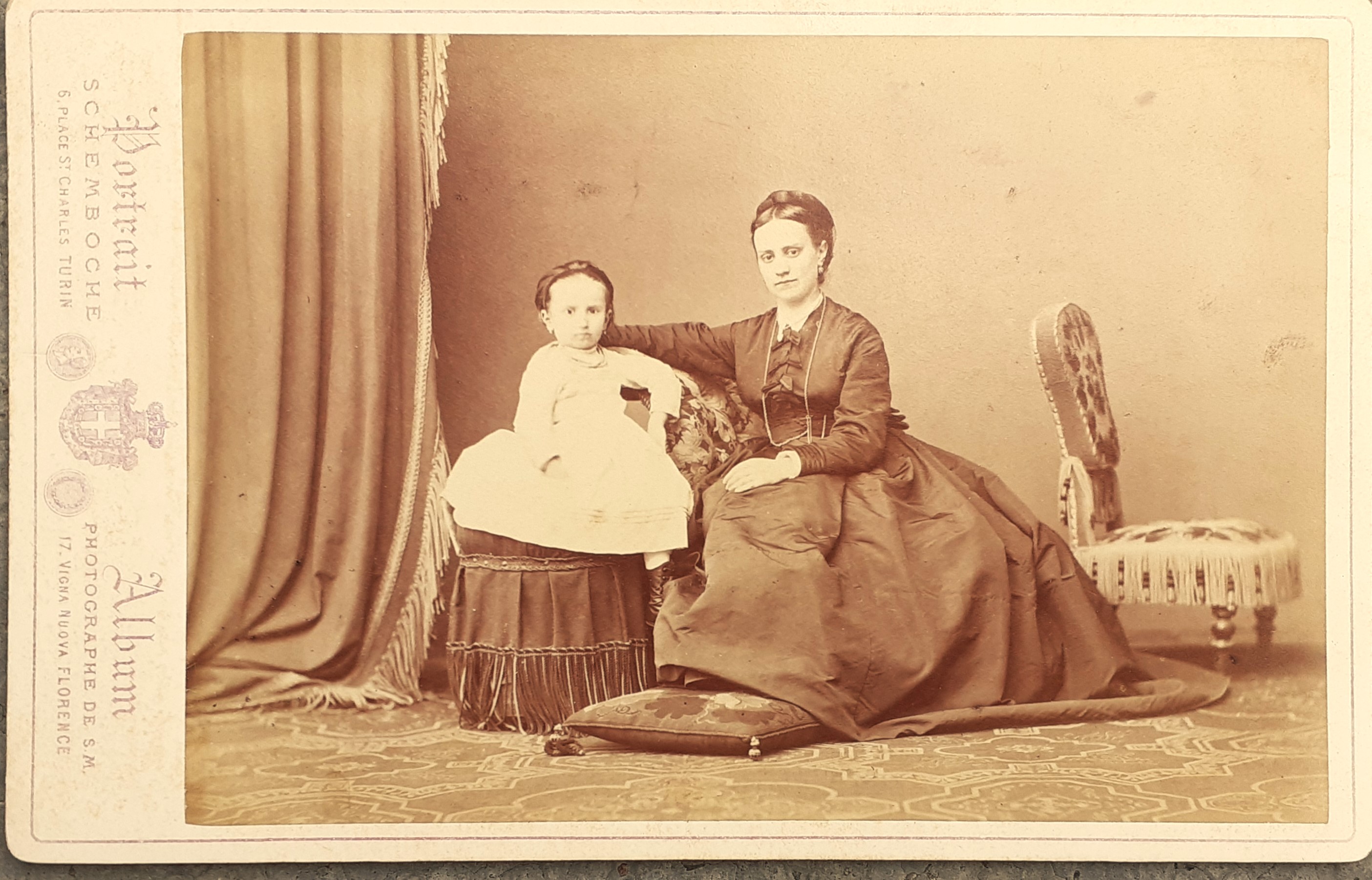 Albumina originale formato Portrait Album 1880 ca.