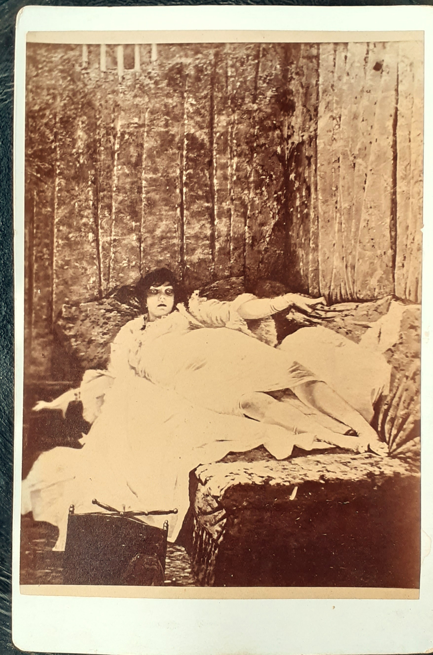 Albumina originale "La Femme de Claude" del pittore F. Mosso …