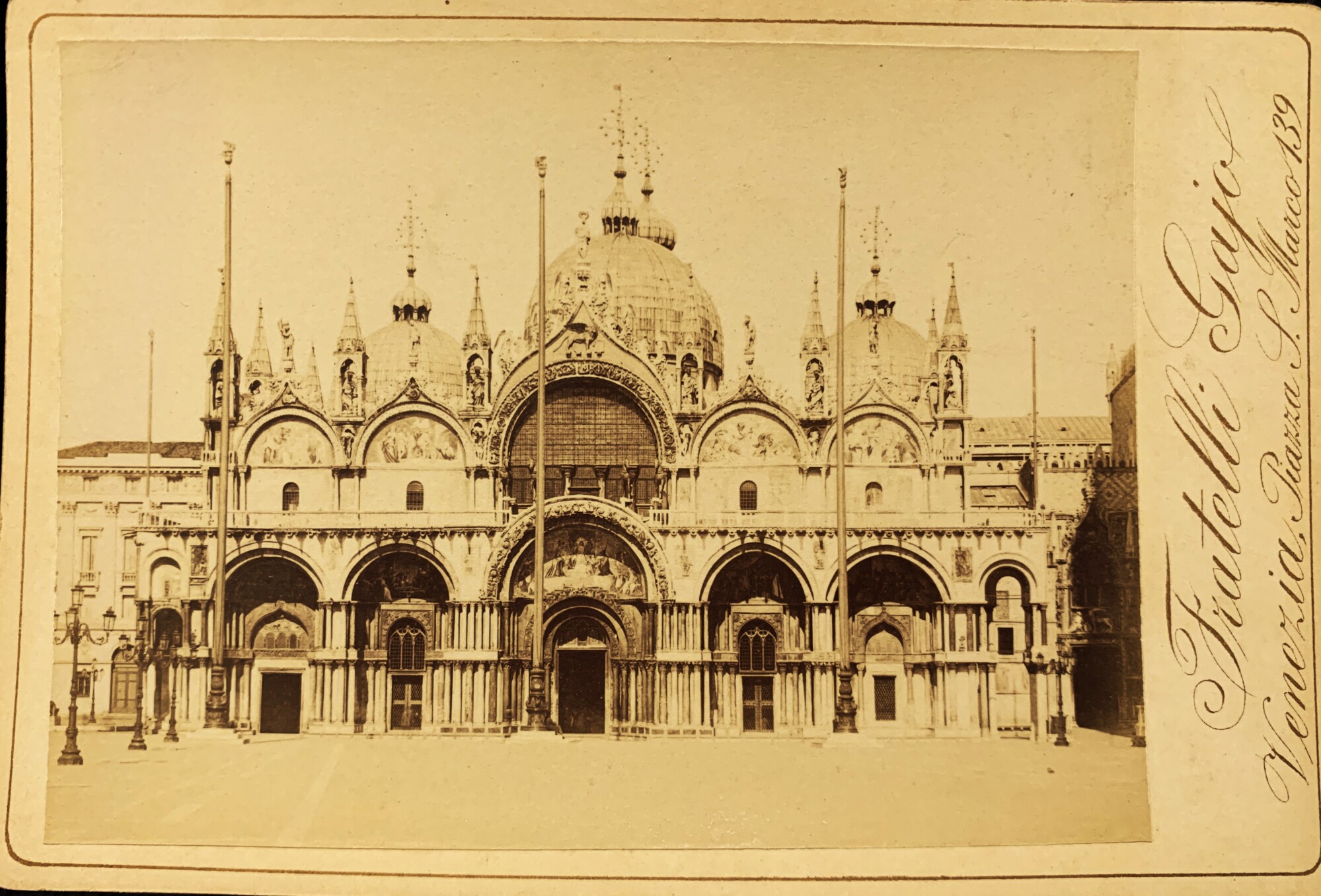 Albumina San Marco fotografi Fratelli Gajo 1880 ca.
