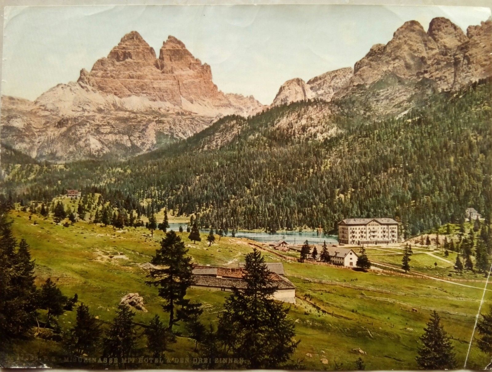 Ampezzo-Misurina Photochrome fine '800