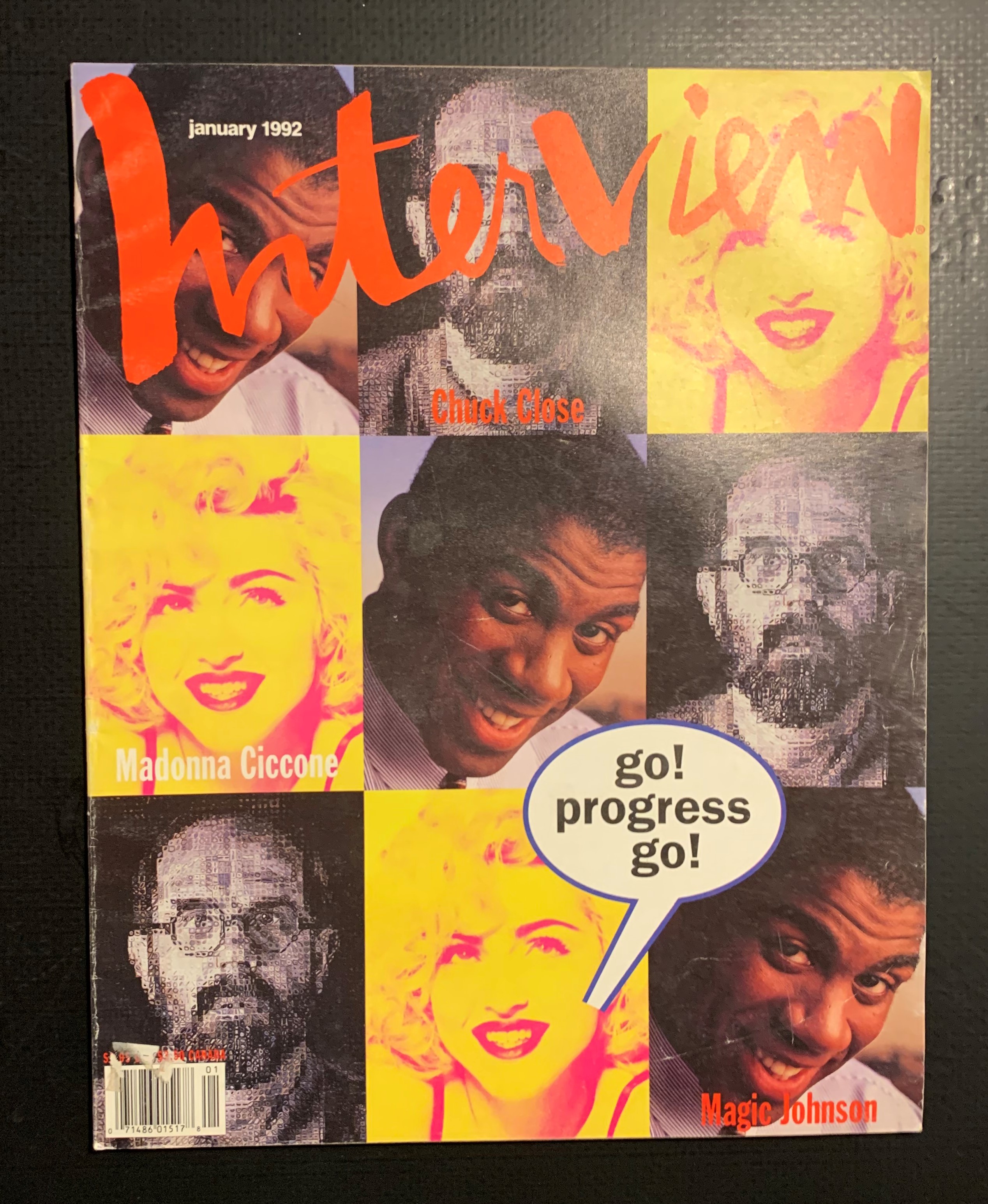 Andy Warhol's Interview january 1992 Vol. XXII No. 1 Make …