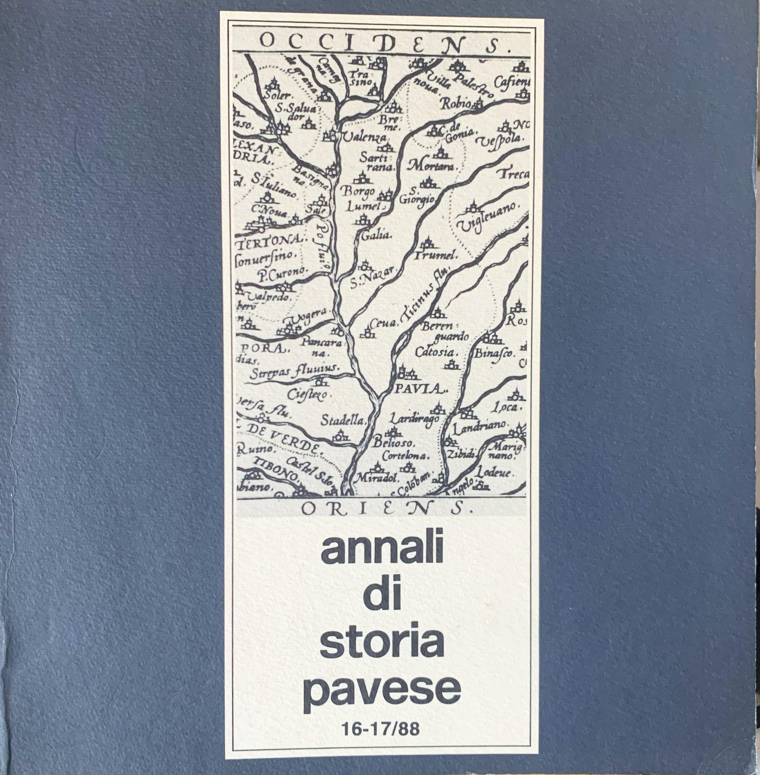 annali di storia pavese 16-17/88