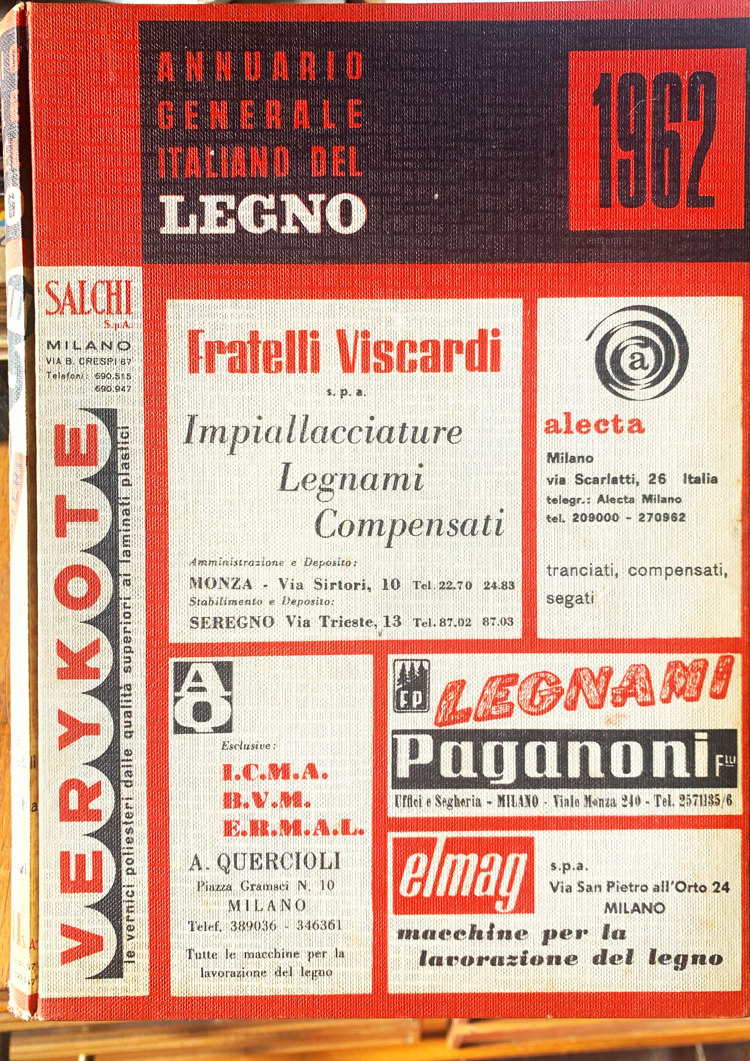 Annuario Generale Italiano del Legno 1962