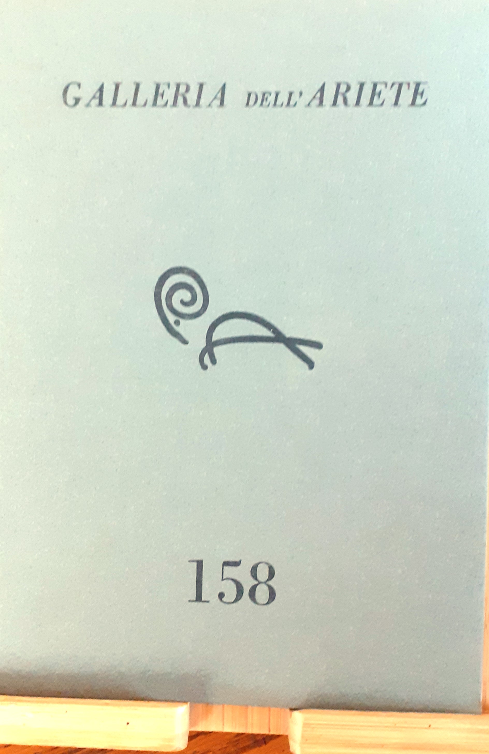 Antonio Tapies catalogo Galleria dell'Ariete 1970