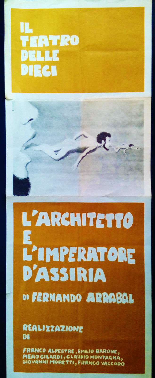 Arrabal Locandina Teatro delle dieci Torino anni '70