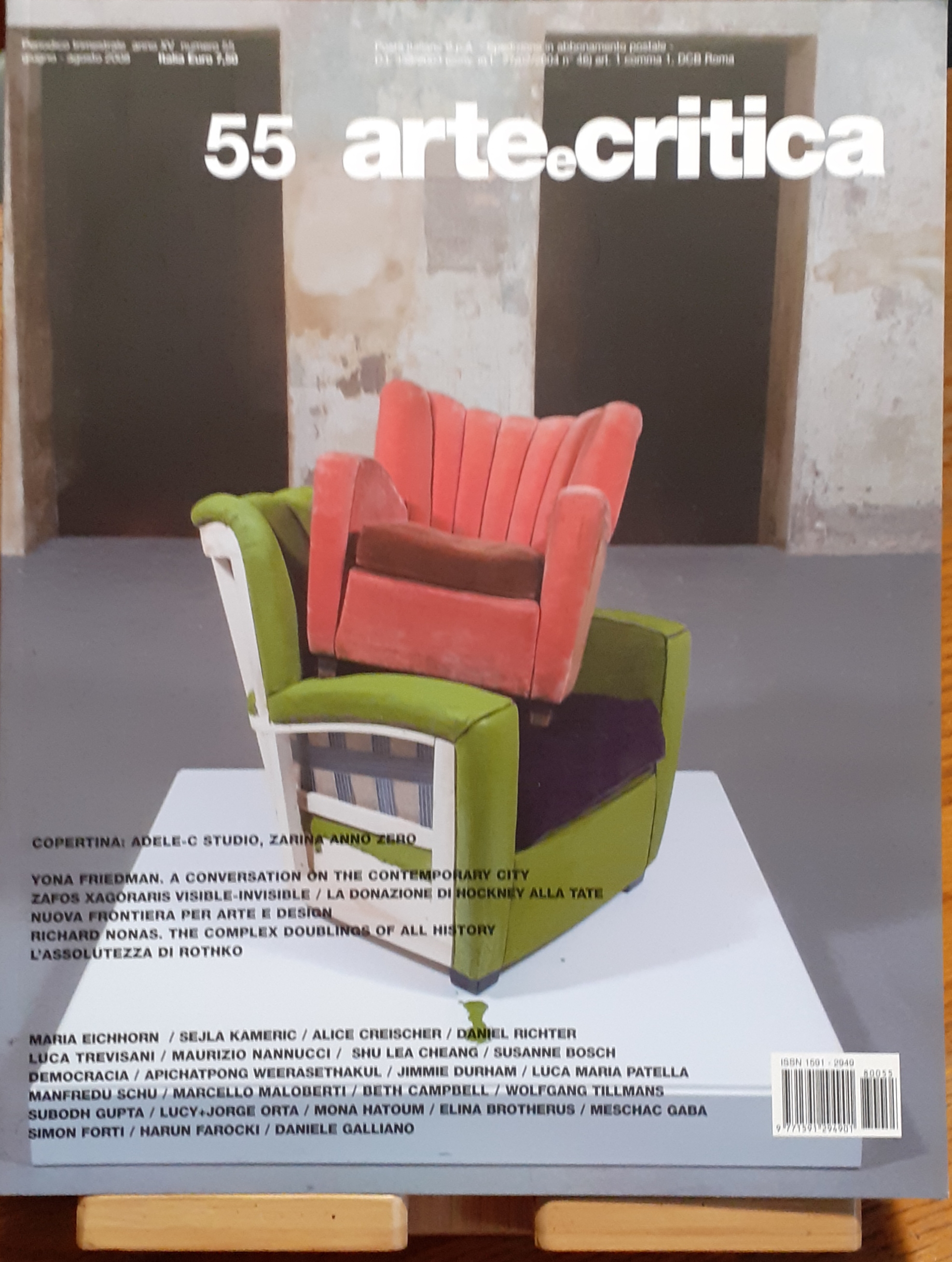 Arte e Critica periodico trimestrale N^ 55 giugno-agosto 2008