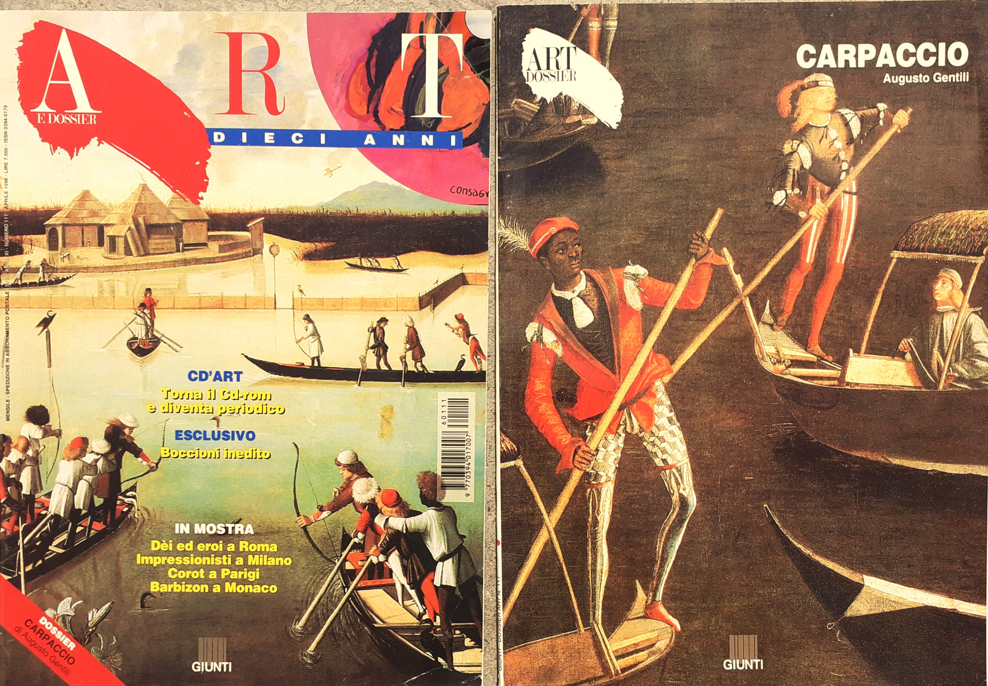 Arte e Dossier numero 111 Aprile 1996 con inserto Carpaccio