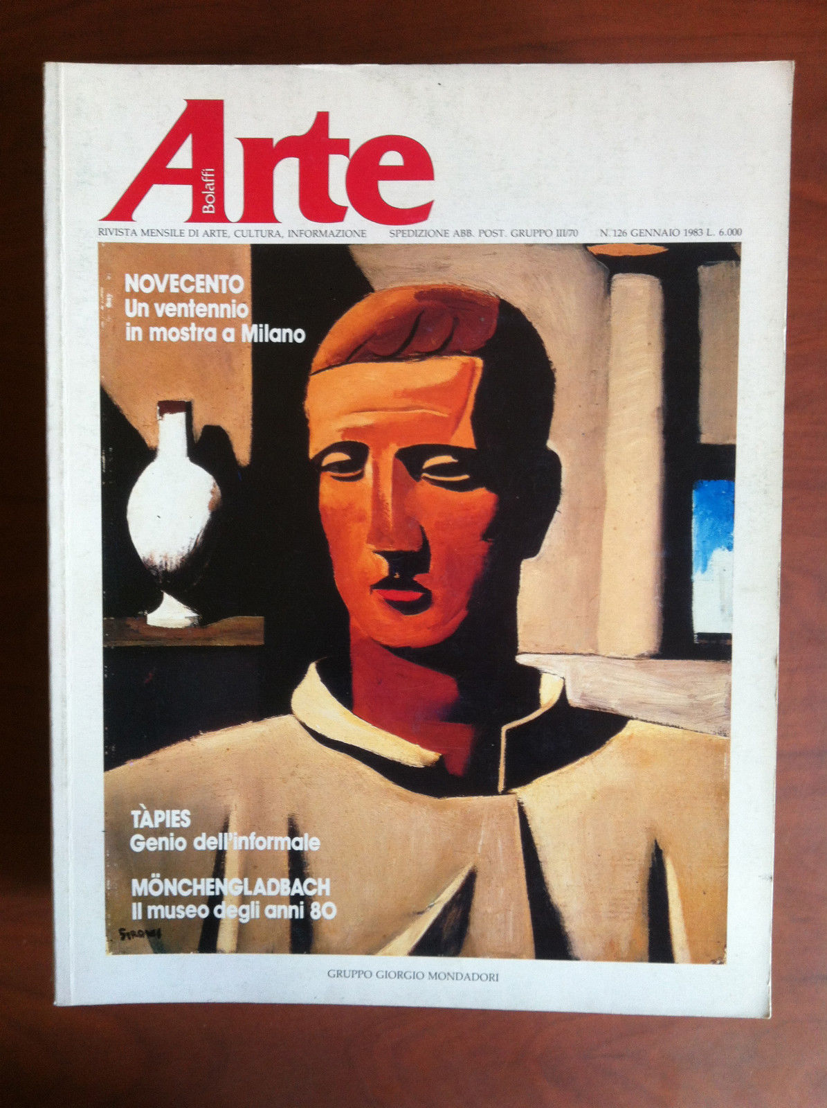ARTE n^ 126 Gennaio 1983 Cover: Mario Sironi - E14140