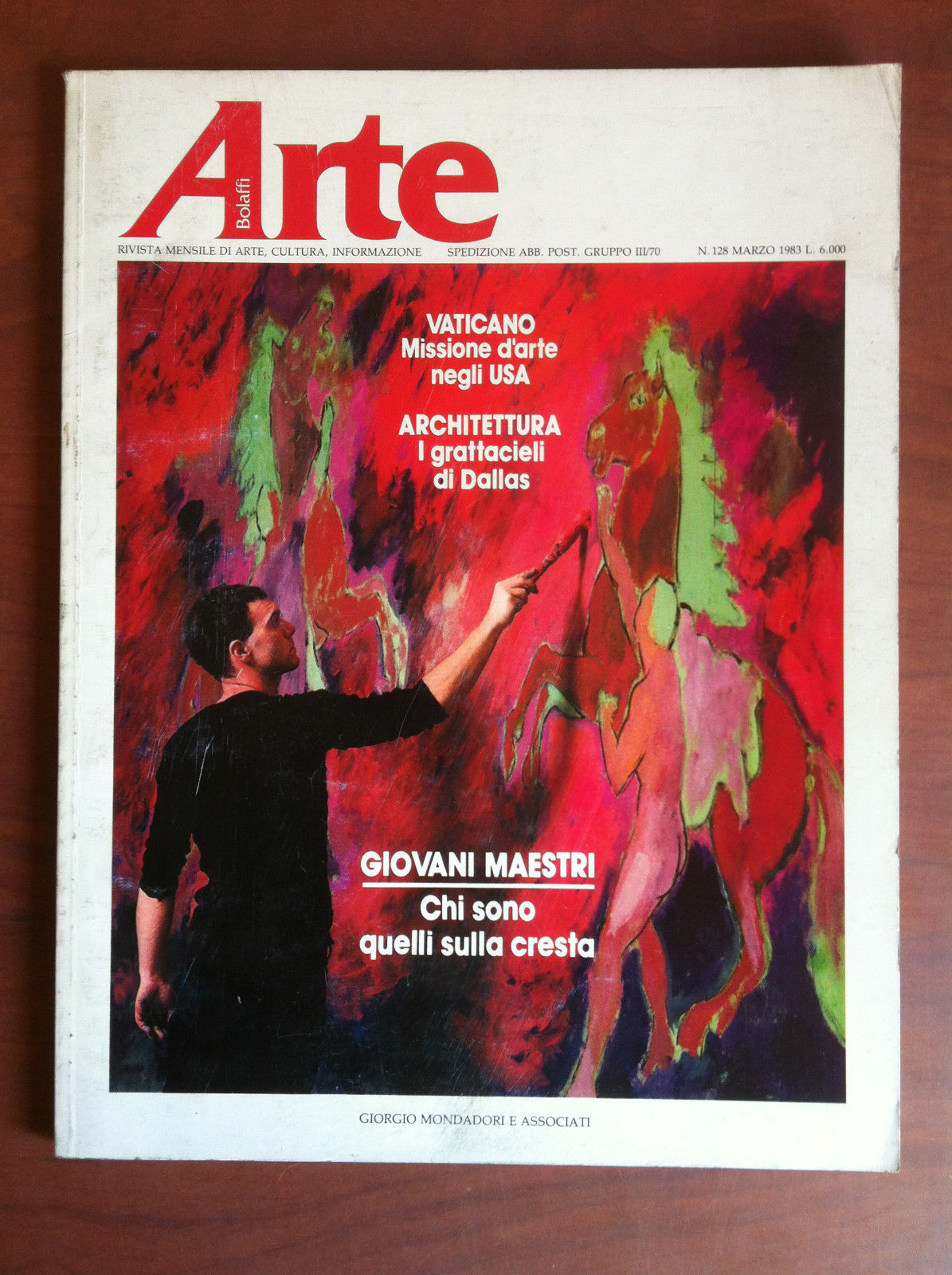 ARTE n^ 128 Marzo 1993 Cover: Sandro Chia - E13976