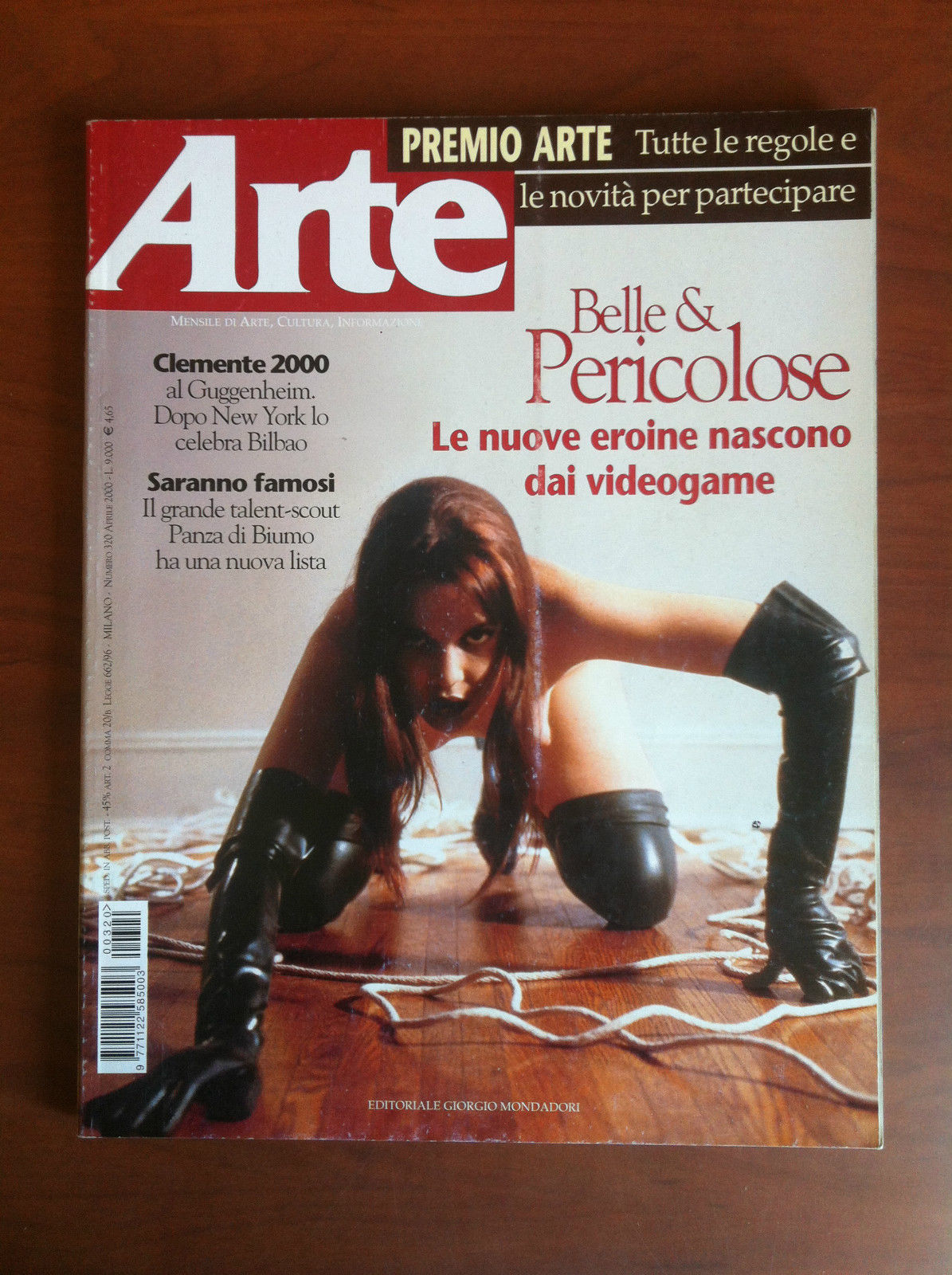 ARTE n^ 320 Aprile 2000 Cover: Richard Kern - E18372