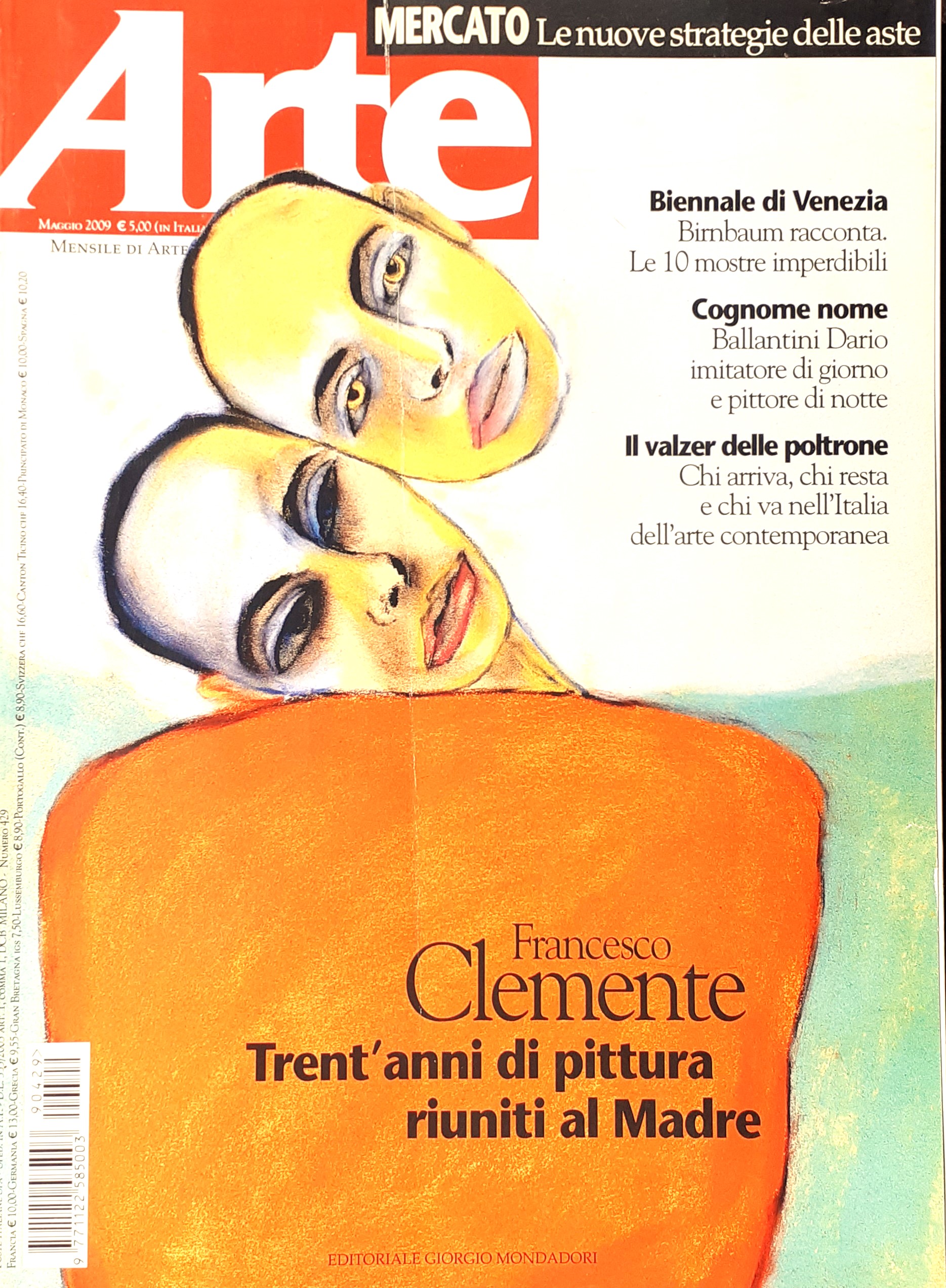 ARTE n^ 429 Maggio 2009 Francesco Clemente