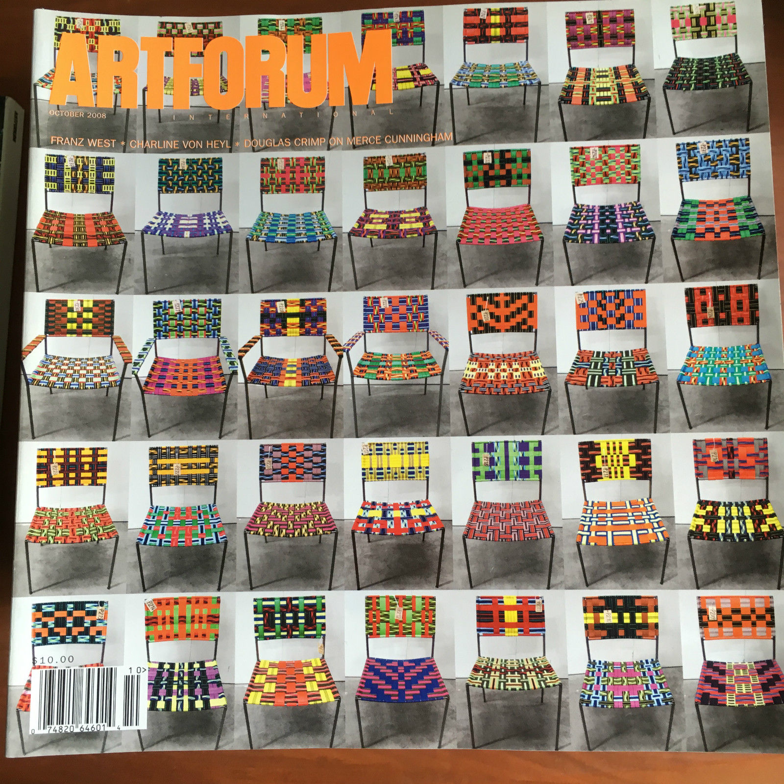 Artforum n^ 2 October 2008 Cover Franz West - E21368