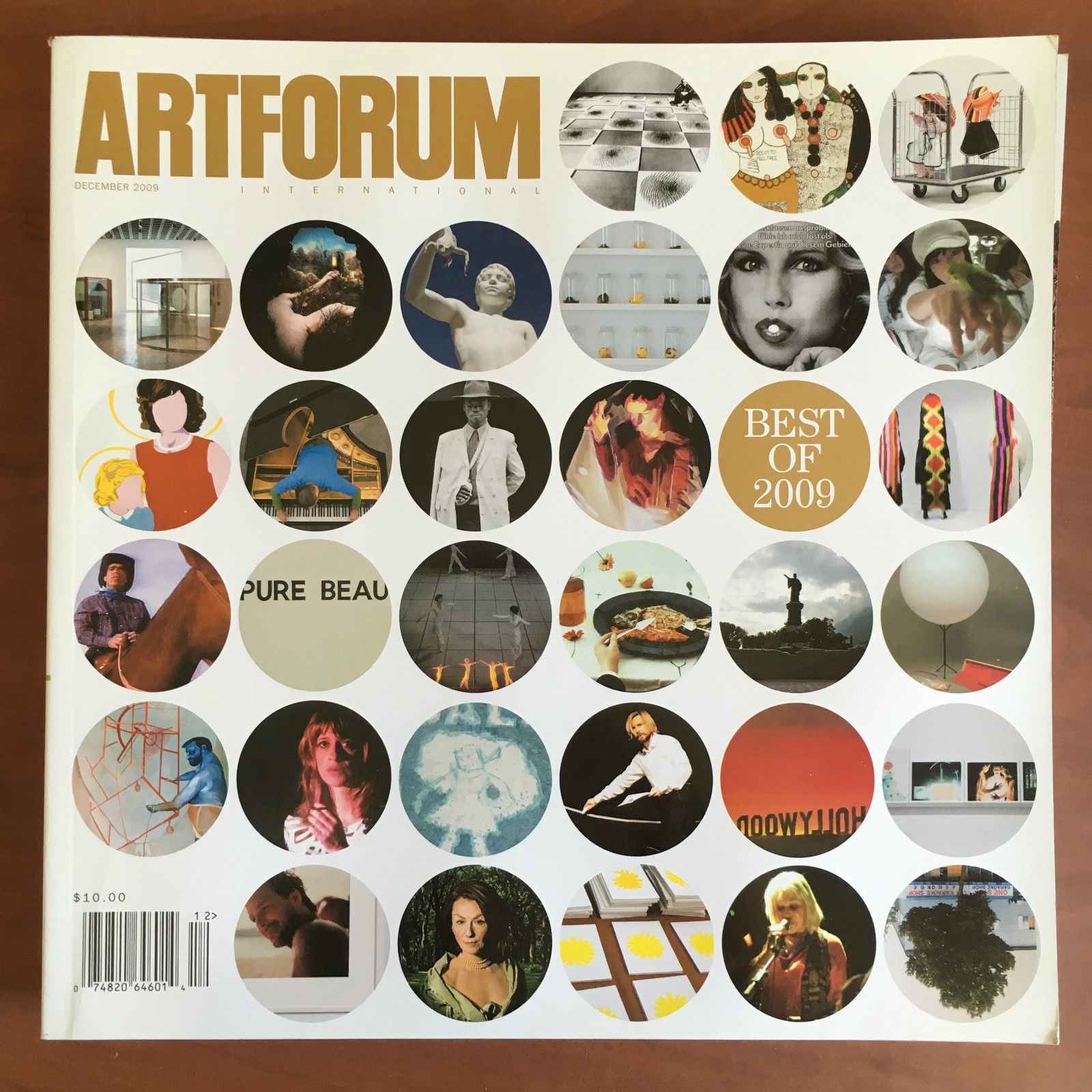 Artforum n^ 4 December 2009 Cover Best of 2009 - …