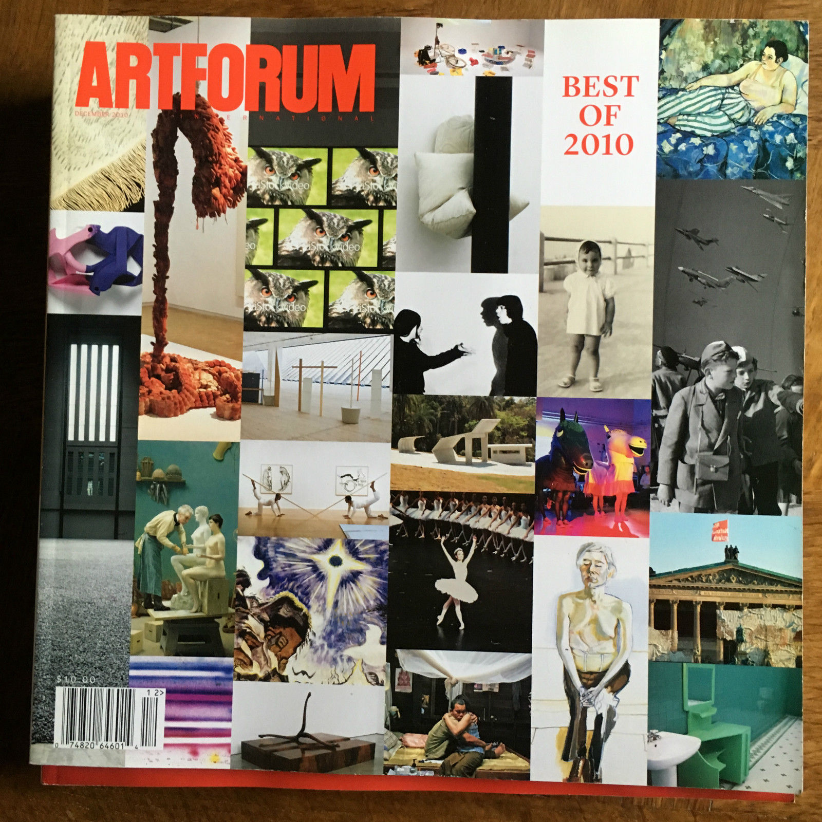 Artforum n^ 4 December 2010 Cover: Best of 2010 - …