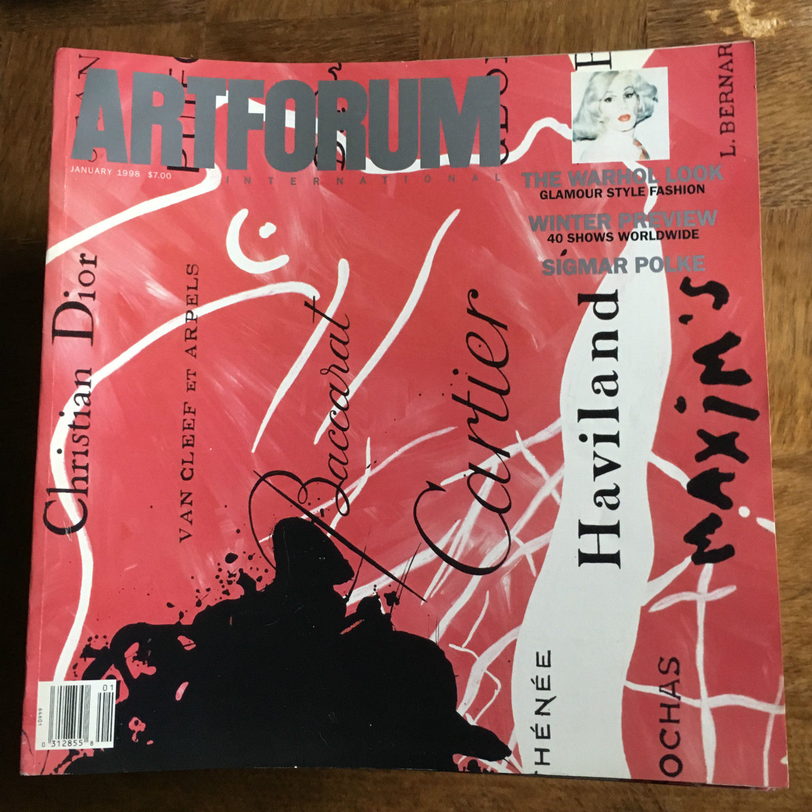 Artforum n^ 5 January 1998 Cover: Sigmar Polke - E21252