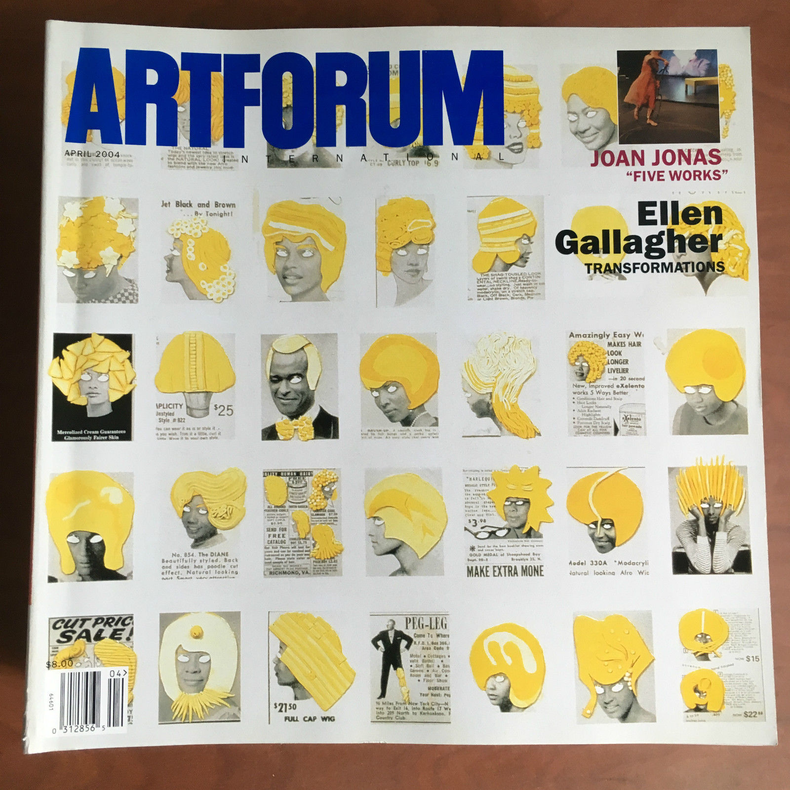 Artforum n^ 8 April 2004 Cover Ellen Gallagher - E21360