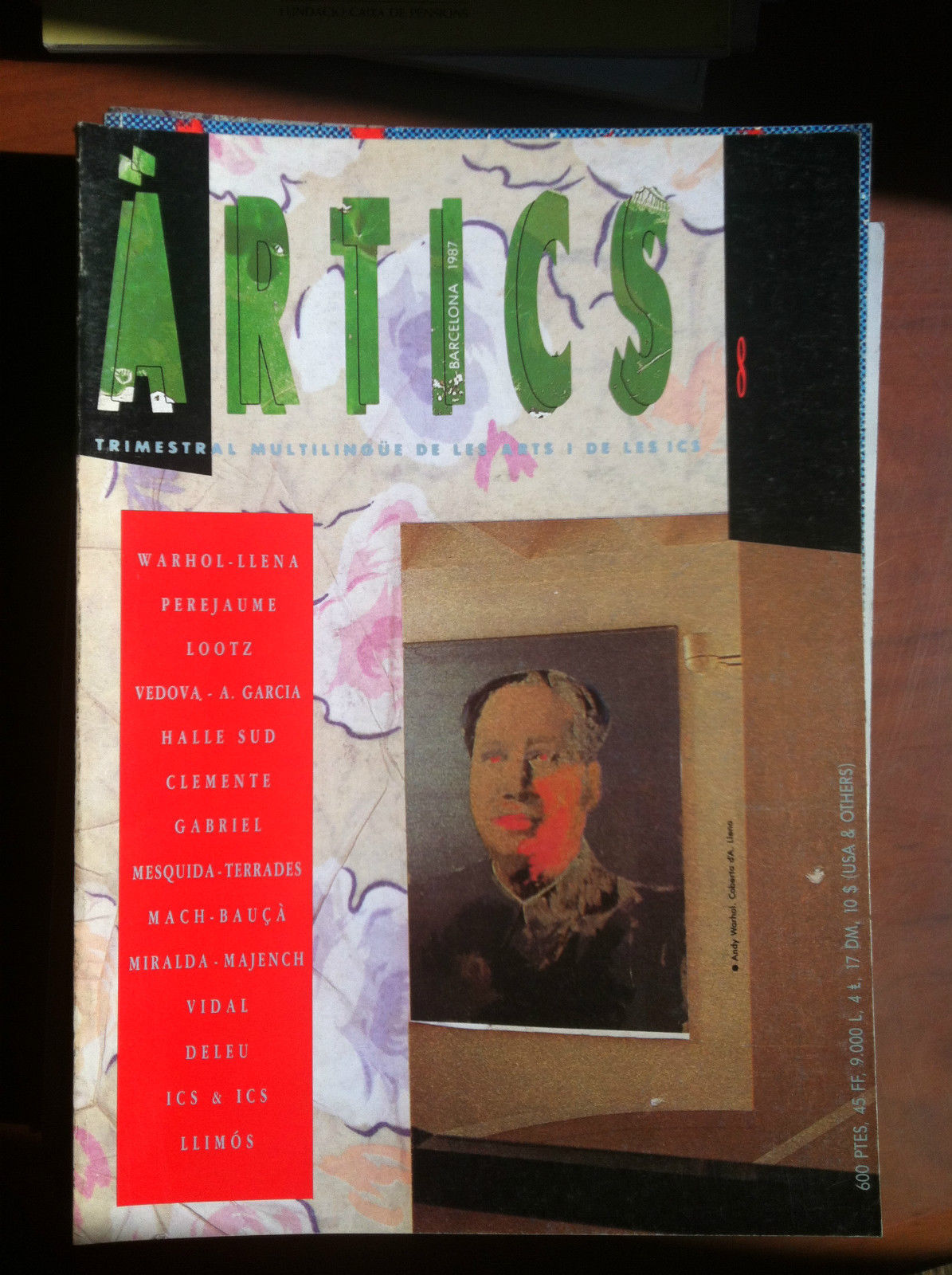 Artics n^ 8 Barcelona 1987