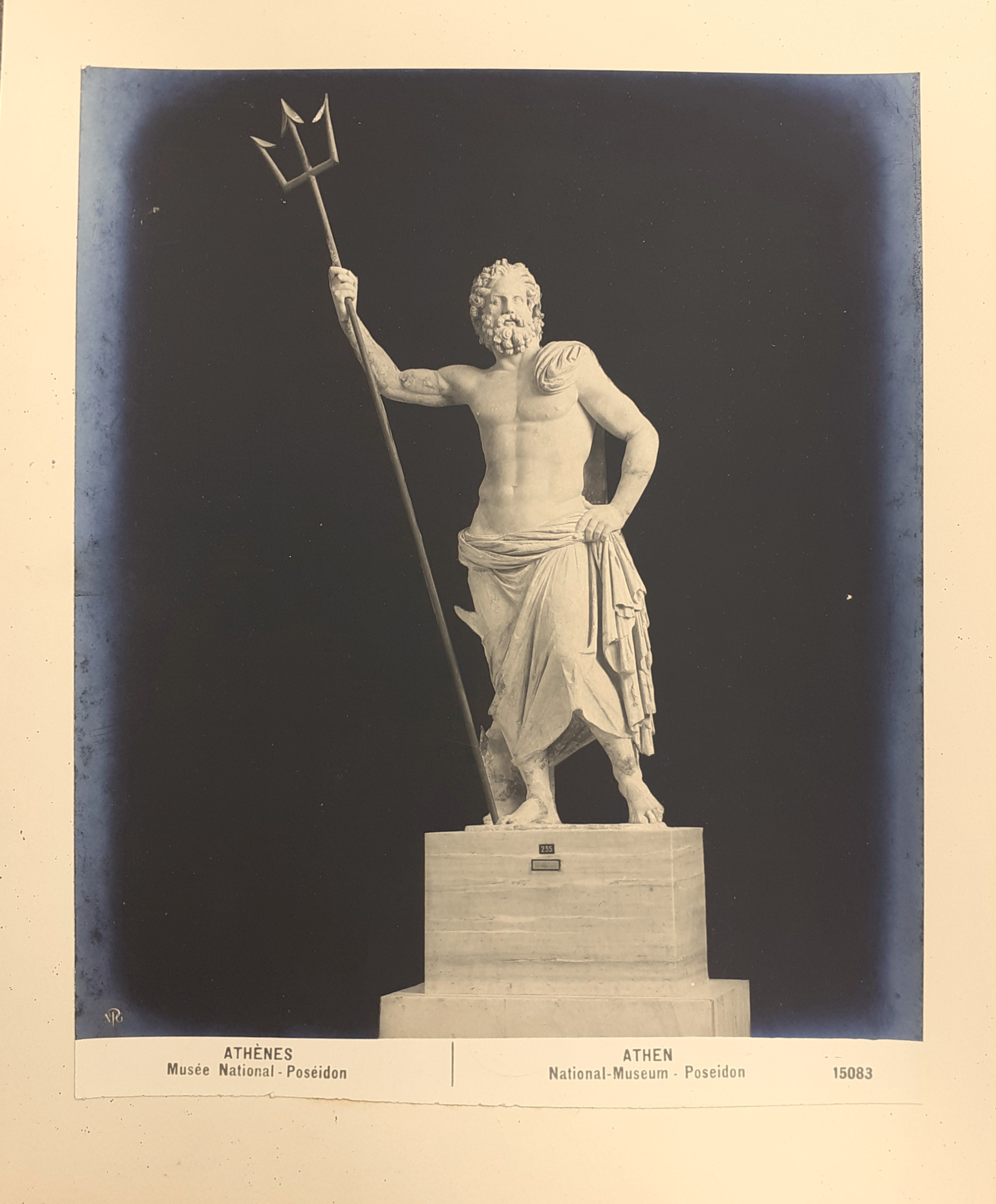 Athènes Musée National-Poséidon Photographische Gesellschaft Berlin 1906…