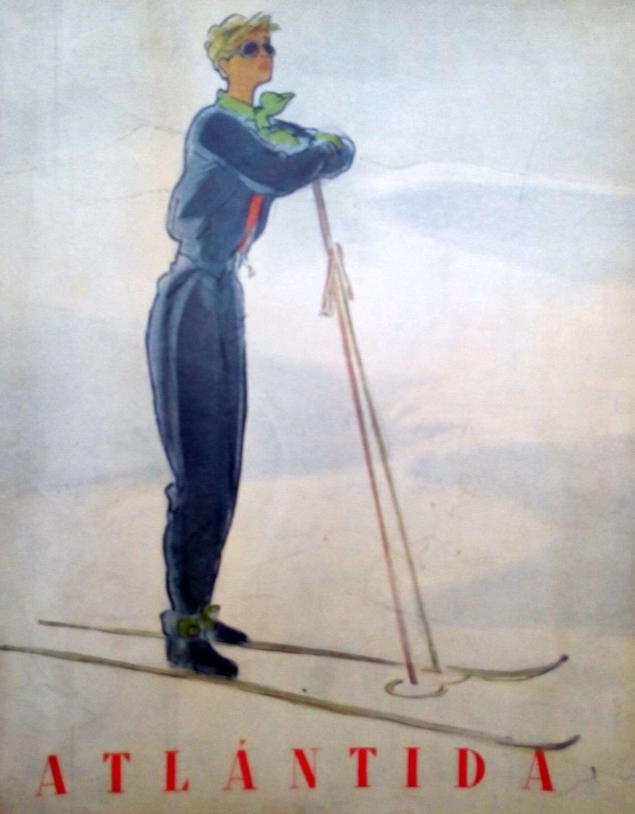 ATLANTIDA magazine Argentina N^ 1013 Luglio 1951 copertina Ribas