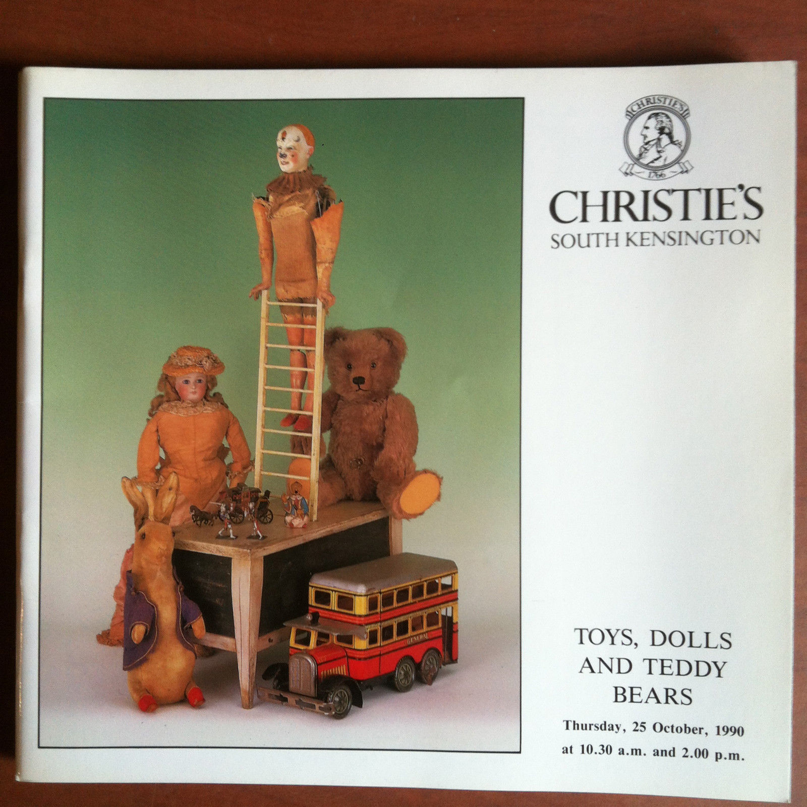 Auction catalogue Christie's Toys Dolls Teddy Bear - London 1990 …