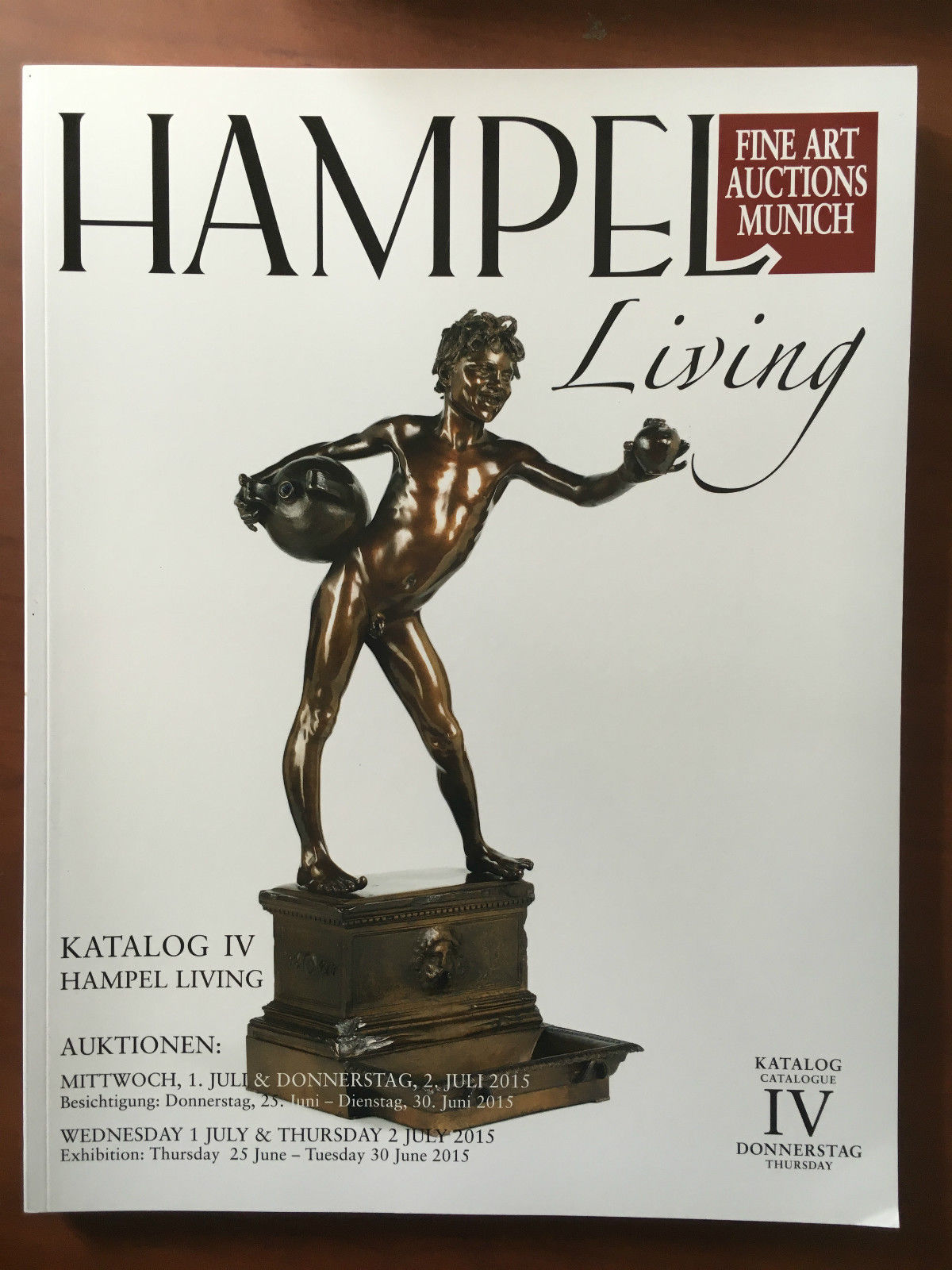 Auction catalogue Hampel Living 2015 Munch - E21743