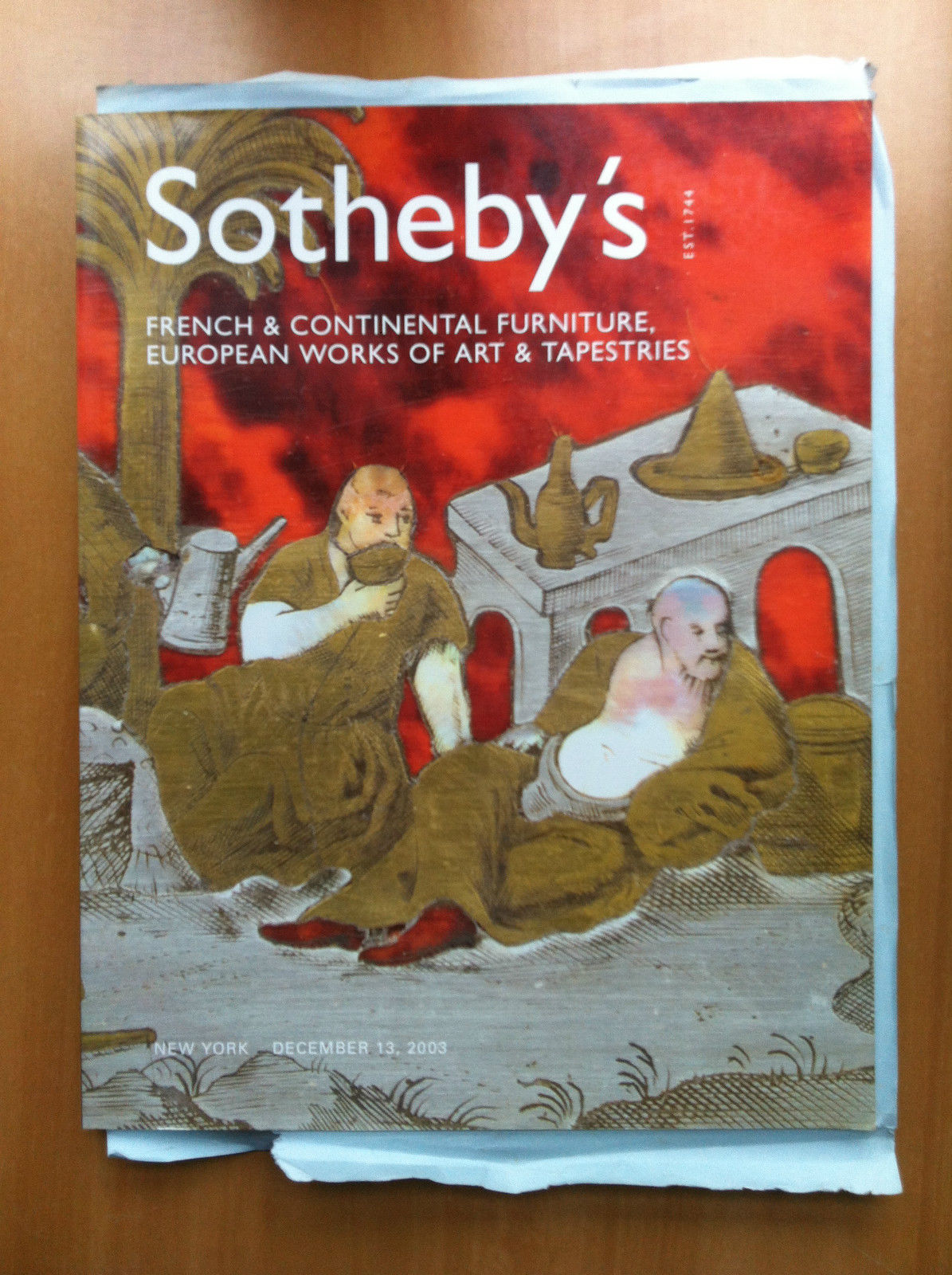 Auction catalogue Sotheby's French &amp; continental furniture New York 2003- …