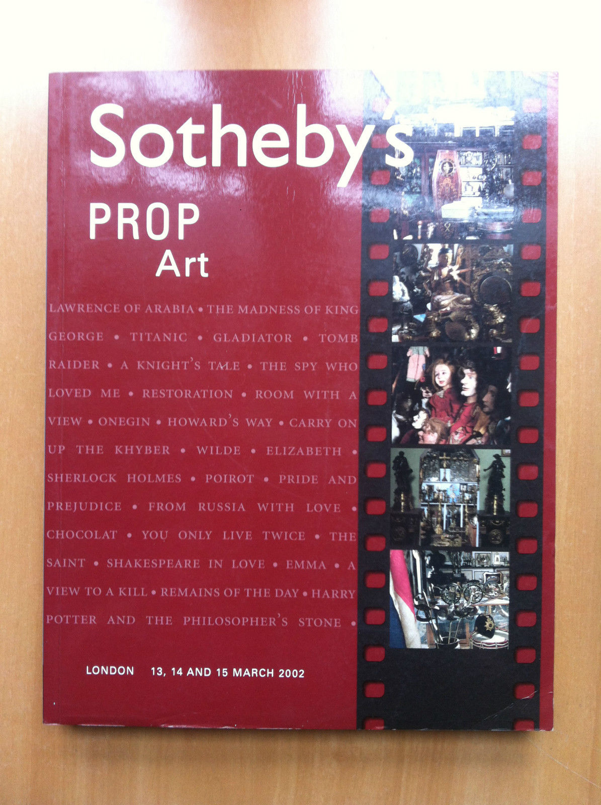 Auction catalogue Sotheby's Prop Art London 2002 - E18578
