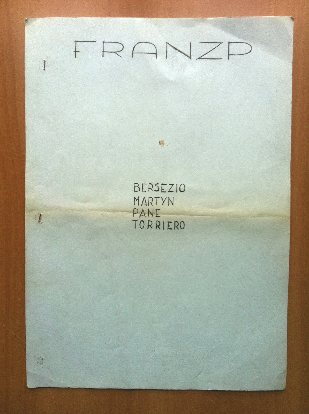 Bersezio Martyn Pane Torriero Galleria Franzp Torino 1970 - E14345