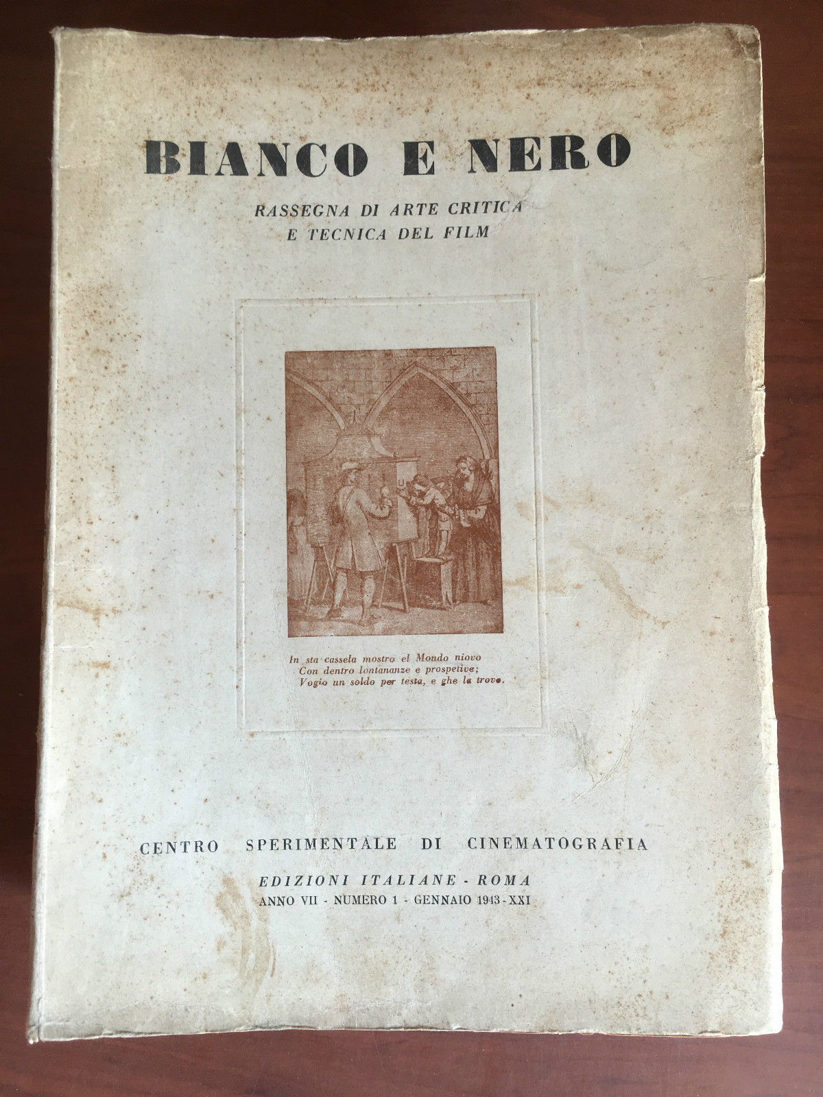 Bianco e Nero Anno VII n^ 1 Gennaio 1943 - …