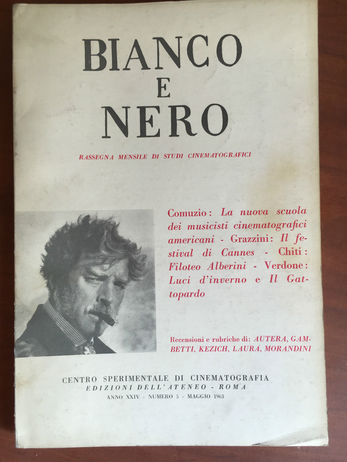 Bianco e Nero Anno XXIV n^ 5 Maggio 1963 - …