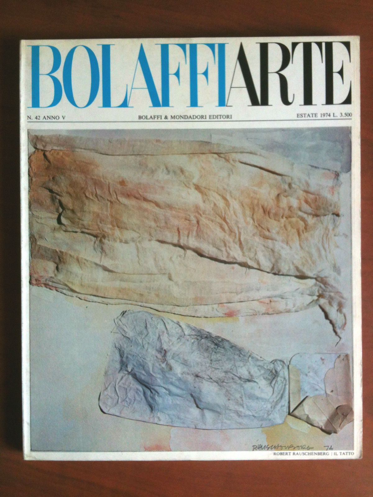 BolaffiArte n^ 42 Anno V Estate 1974
