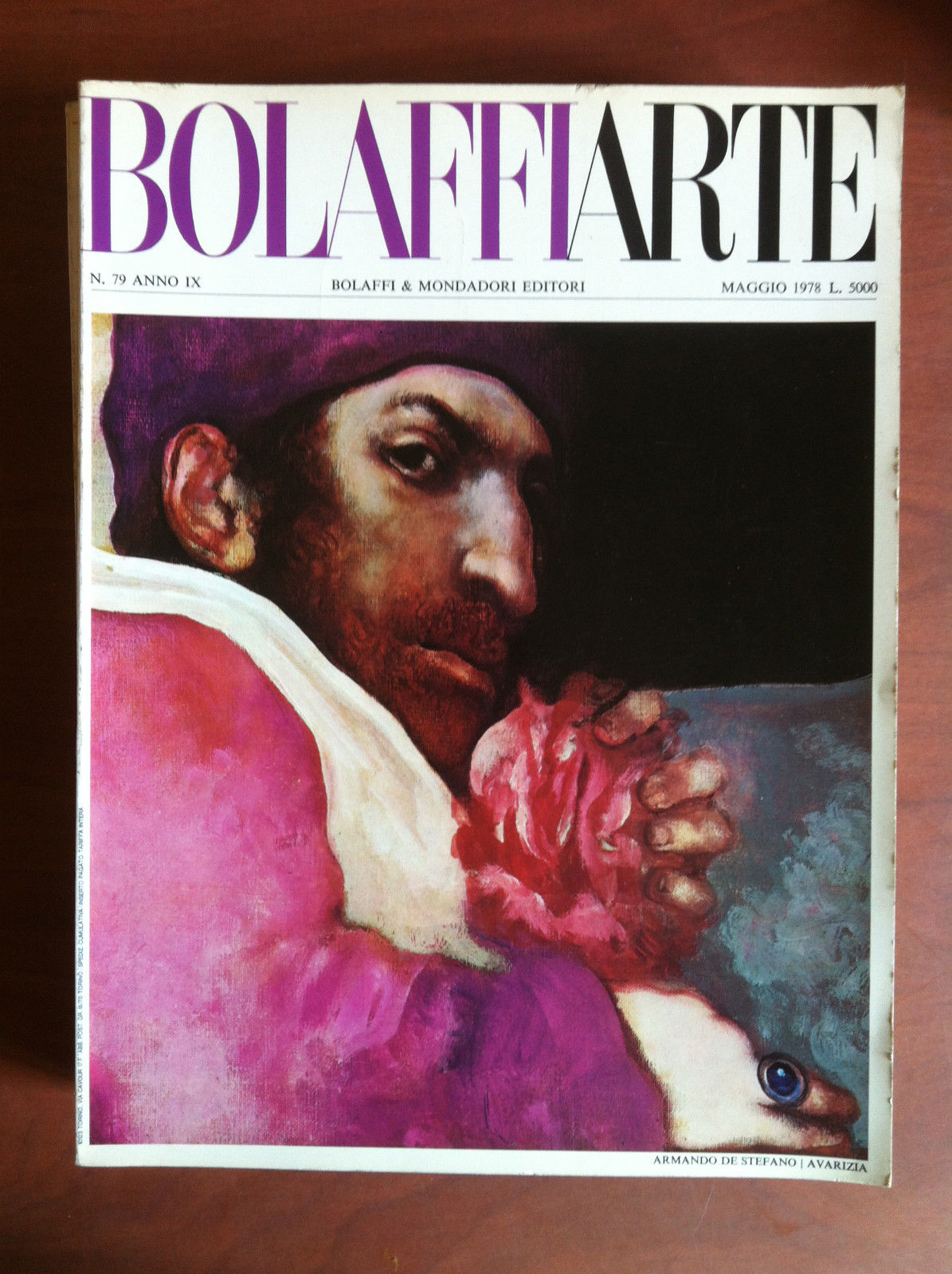 BolaffiArte n^ 79 Anno IX Maggio 1978 Cover: Armando De …