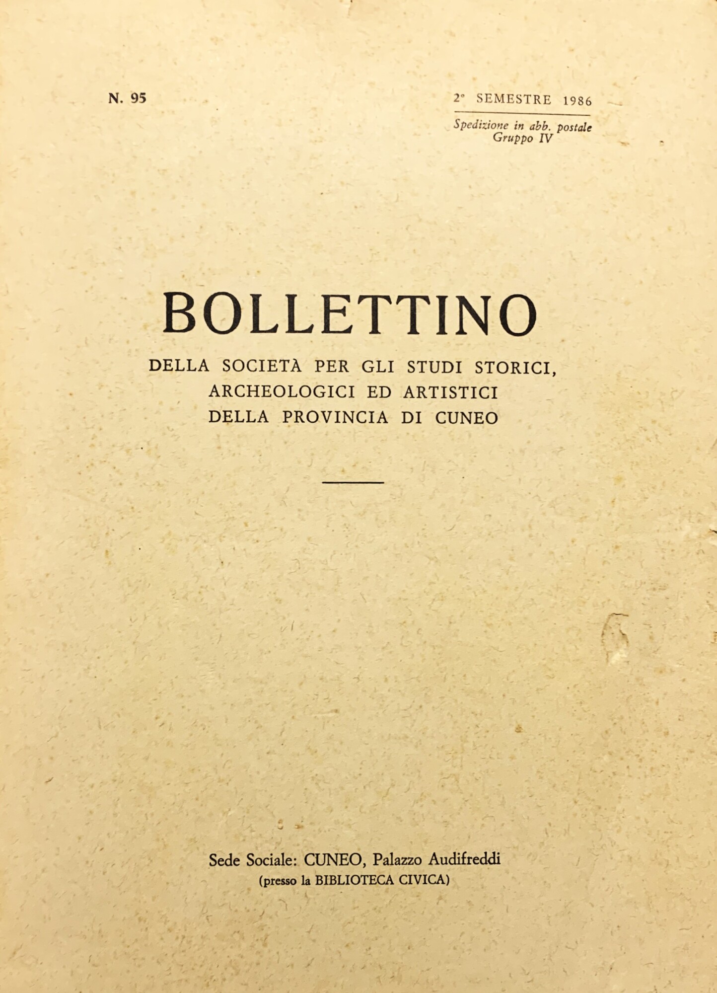 Bollettino della Società per gli Studi Storici, Archeologici ed Artistici …