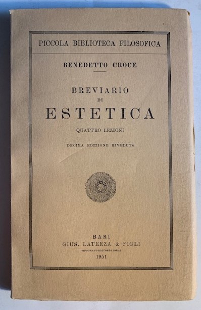 Breviario di Estetica. Quattro lezioni