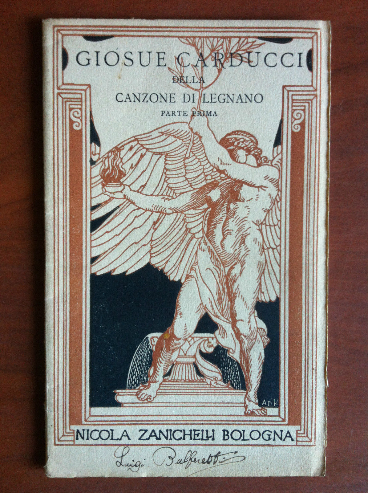 Brossura Della Canzone di Legnano di Giusuè Carducci 1879