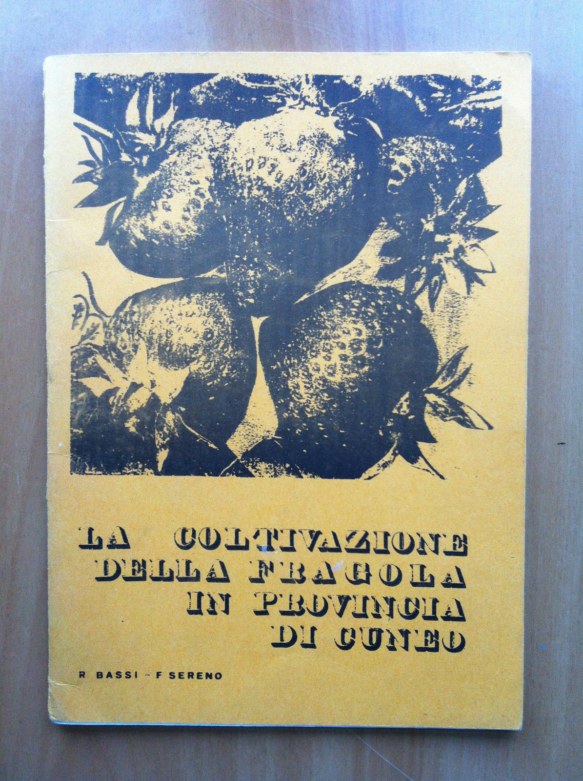 Brossura La coltivazione della fragola in provincia di Cuneo 1978 …