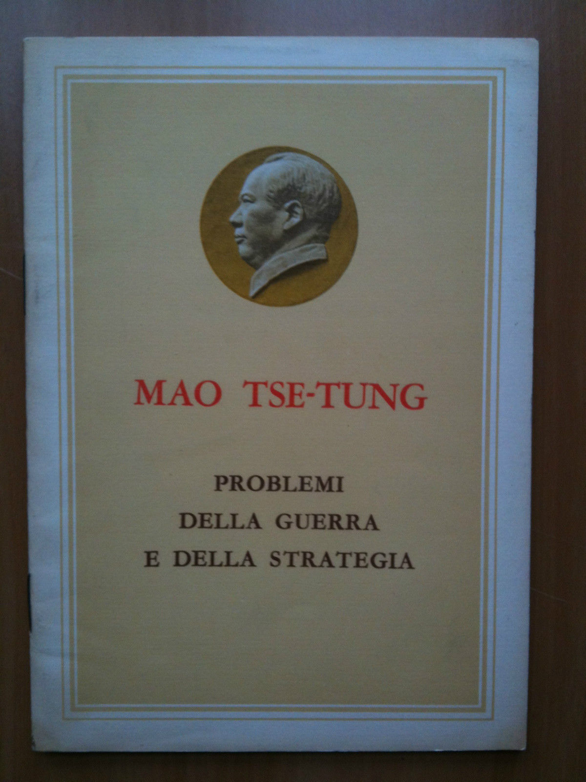 Brossura "Problemi della guerra e della strategia" Mao Tse-Tung 1968 …