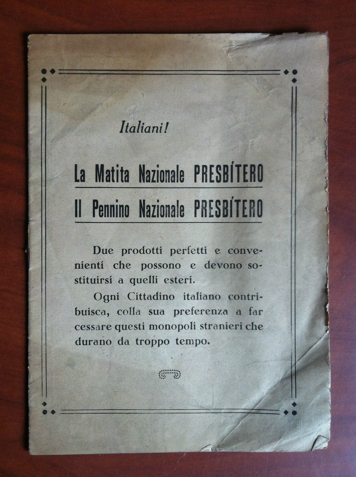 Brossura pubblicitaria Presbitero Nozioni preliminari Geometria - E17709