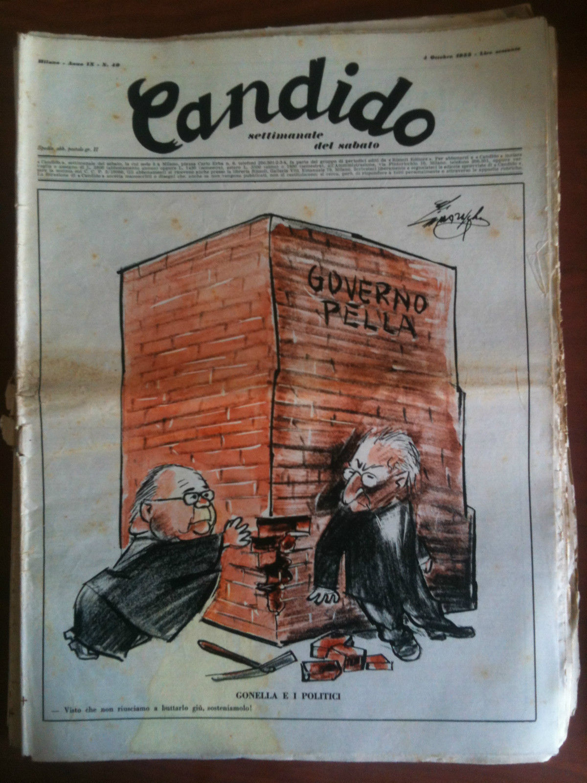 Candido Anno IX n^ 40 - 4 Ottobre 1953 Direttore …