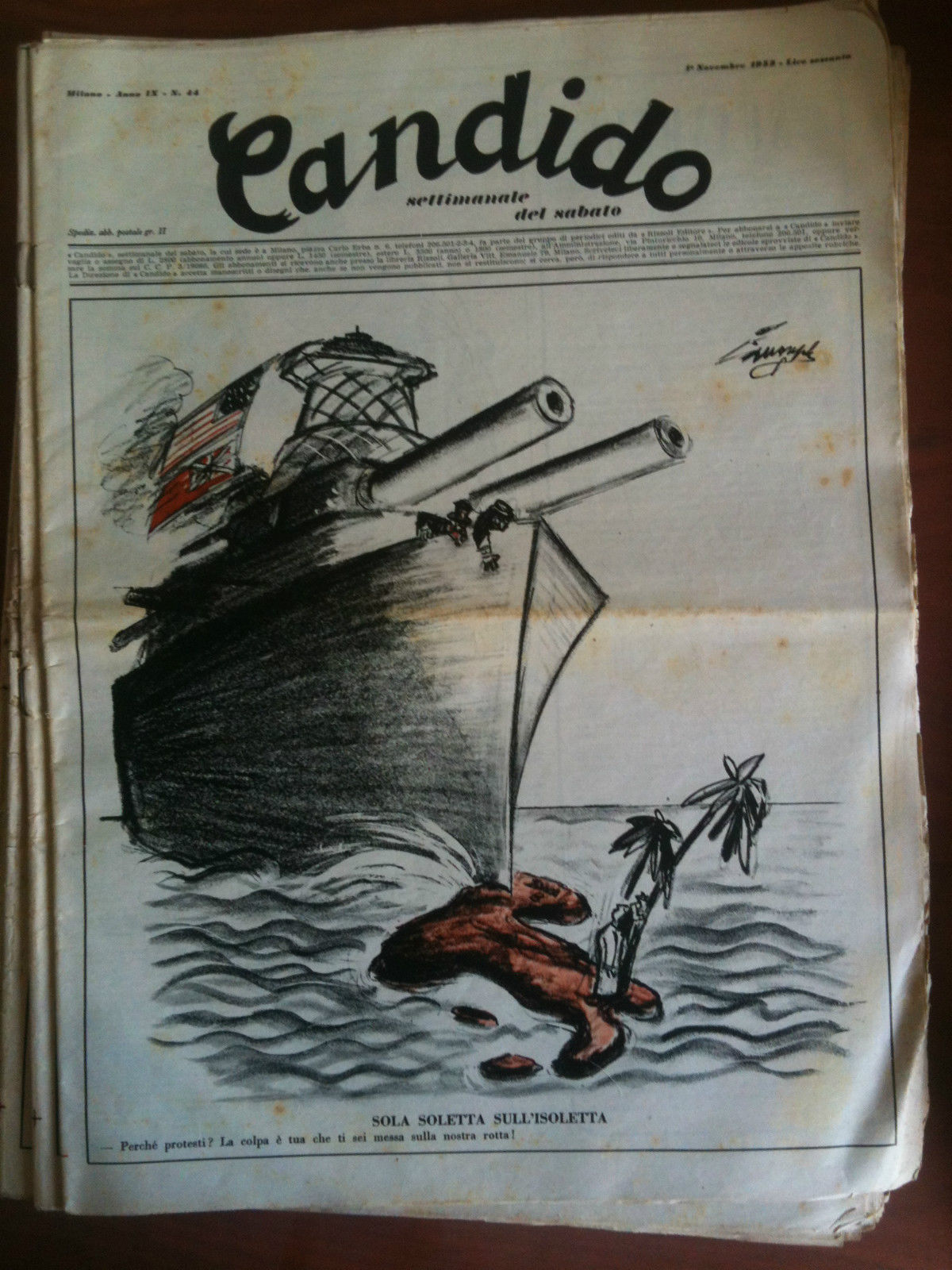 Candido Anno IX n^ 44 - 1 Novembre 1953 Direttore …