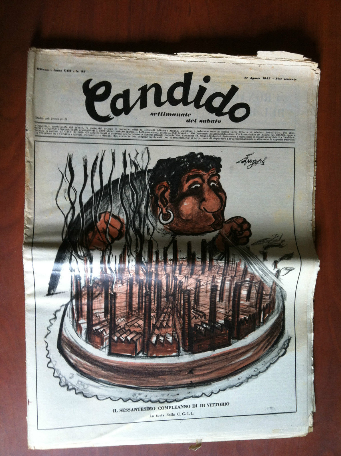 Candido Anno VIII n^ 33 - 17 Agosto 1952 - …