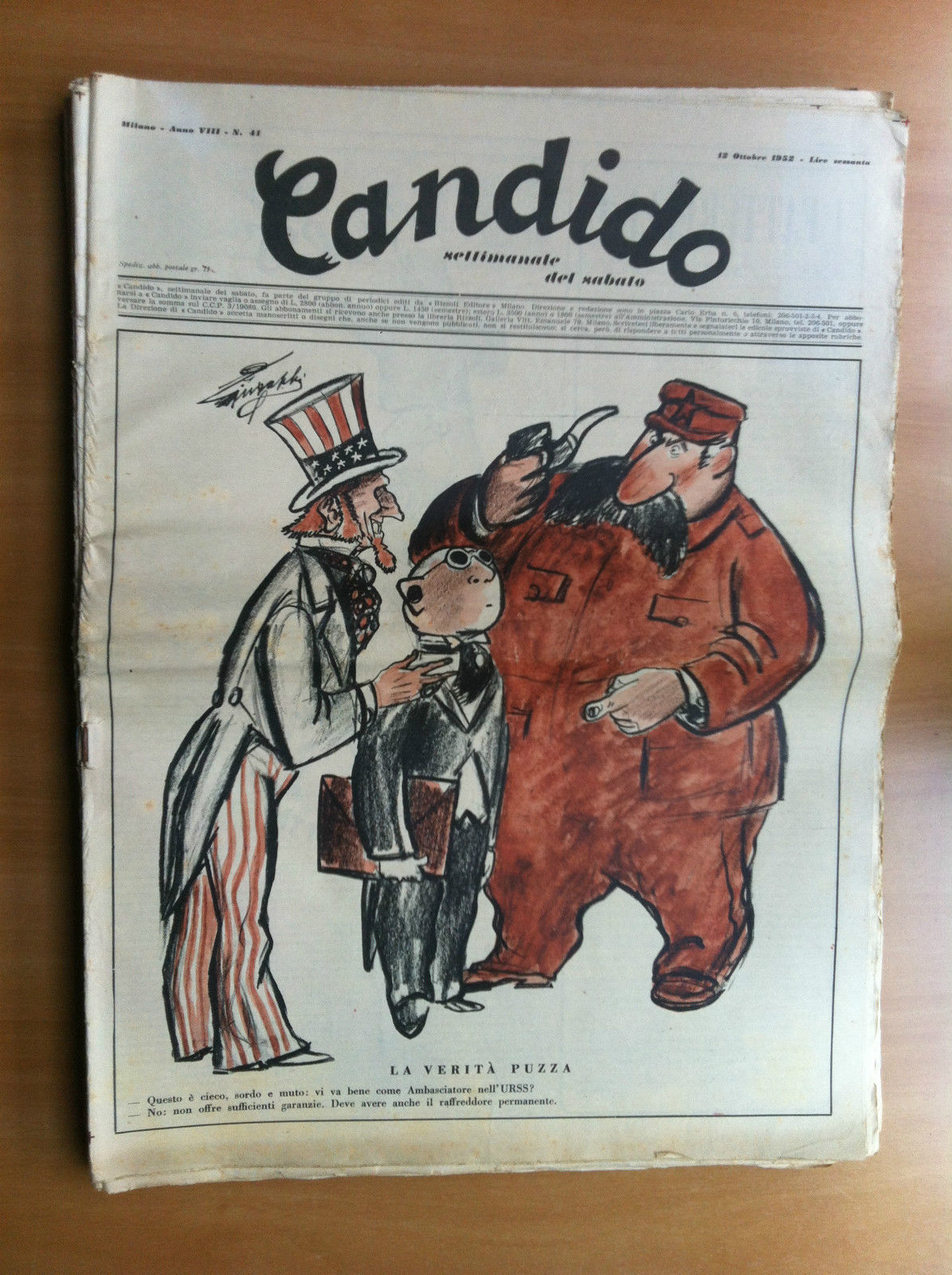 Candido Anno VIII n^ 41 - 12 Ottobre 1952 Direttore …