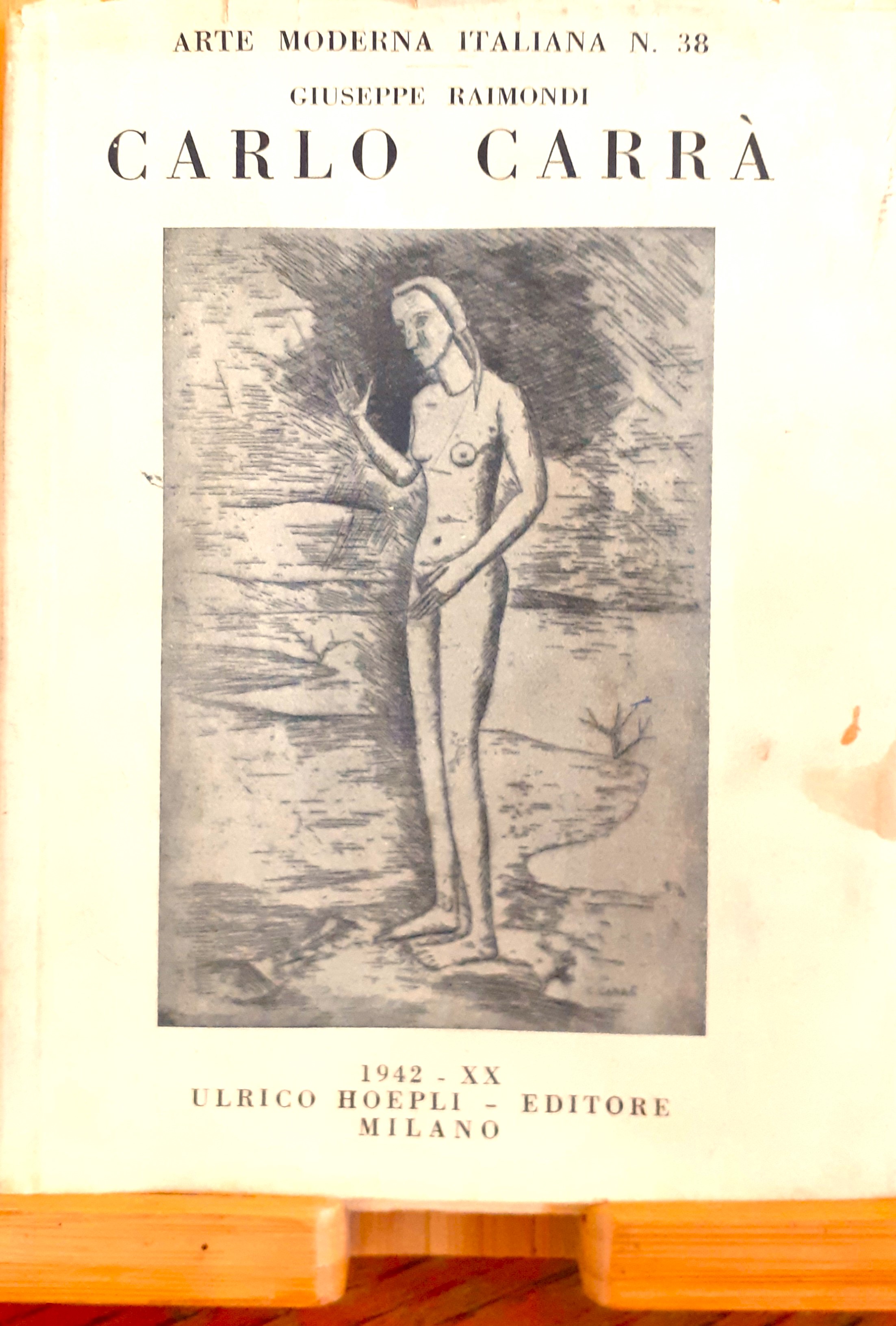 Carlo Carrà - Arte Moderna Italiana Hoepli 1942