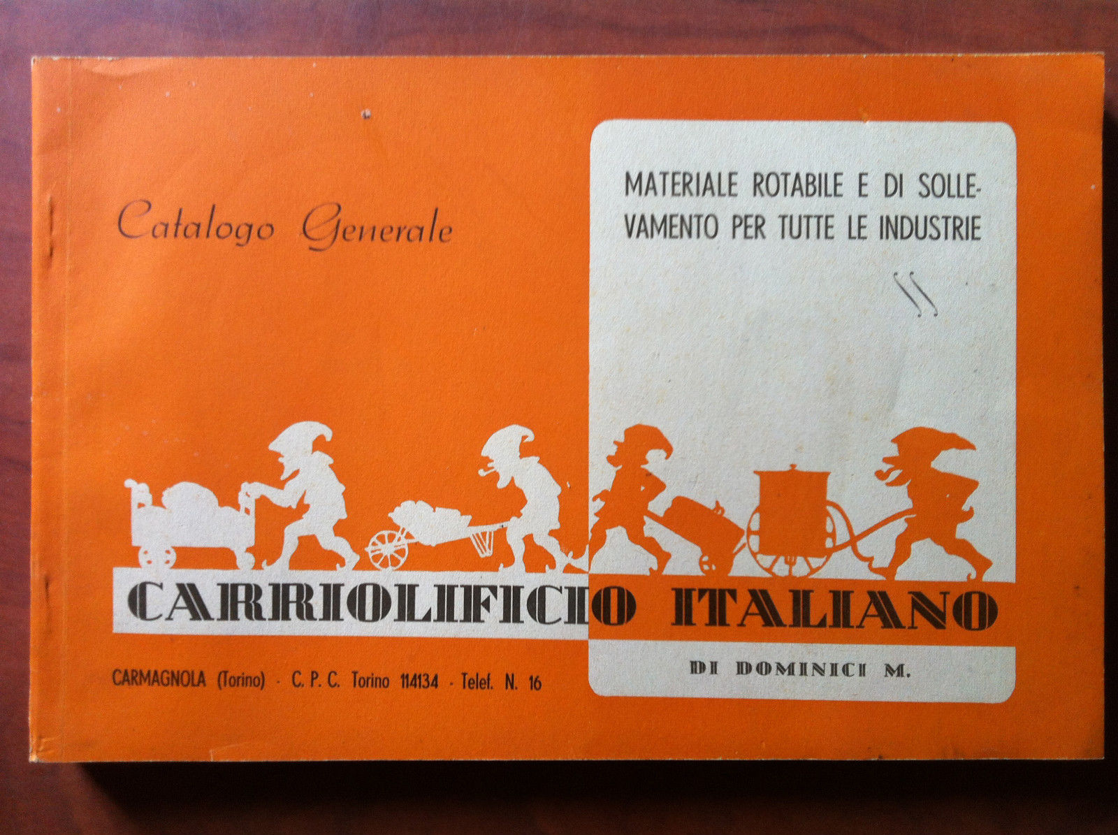 Carriolificio Italiano catalogo generale Carmagnola 1942 - E12350