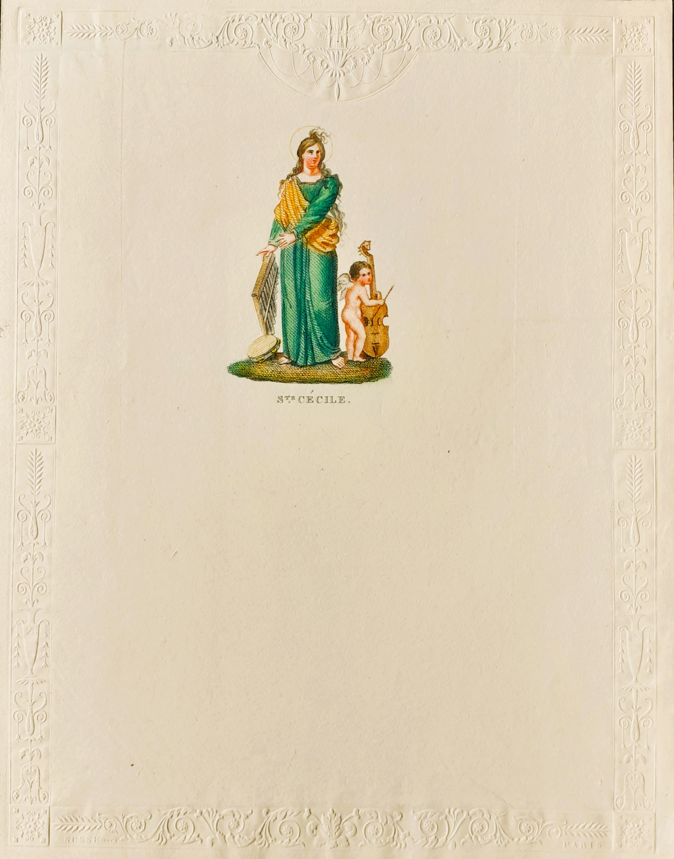 Carta da lettere realizzata dalla ditta SUSSE Fréres anno 1849 …