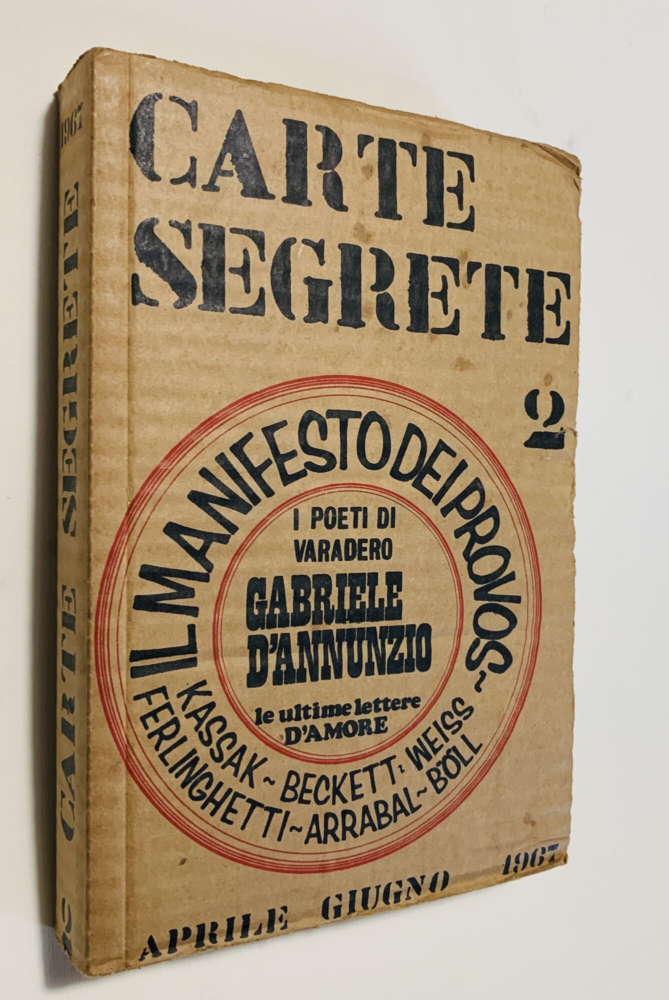 CARTE SEGRETE rivista trimestrale di lettere e arti (anno I …