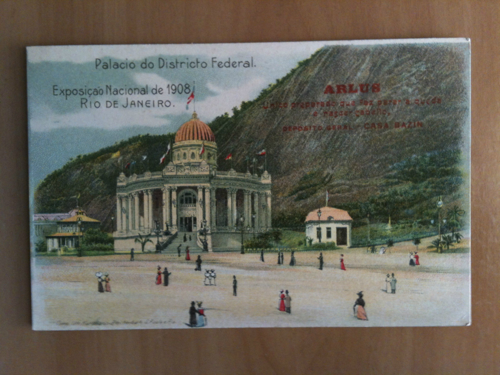 Cartolin/Bilhete Postal Rio de Janeiro Palacio Districto Federal - non …