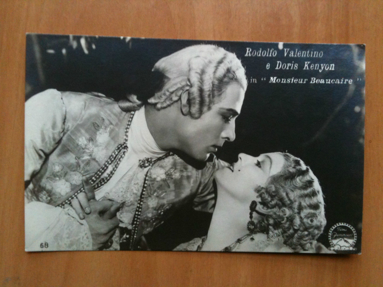 Cartolina anni '20 Rodolfo Valentino "Monsieur Beaucaire" - non viaggiata …