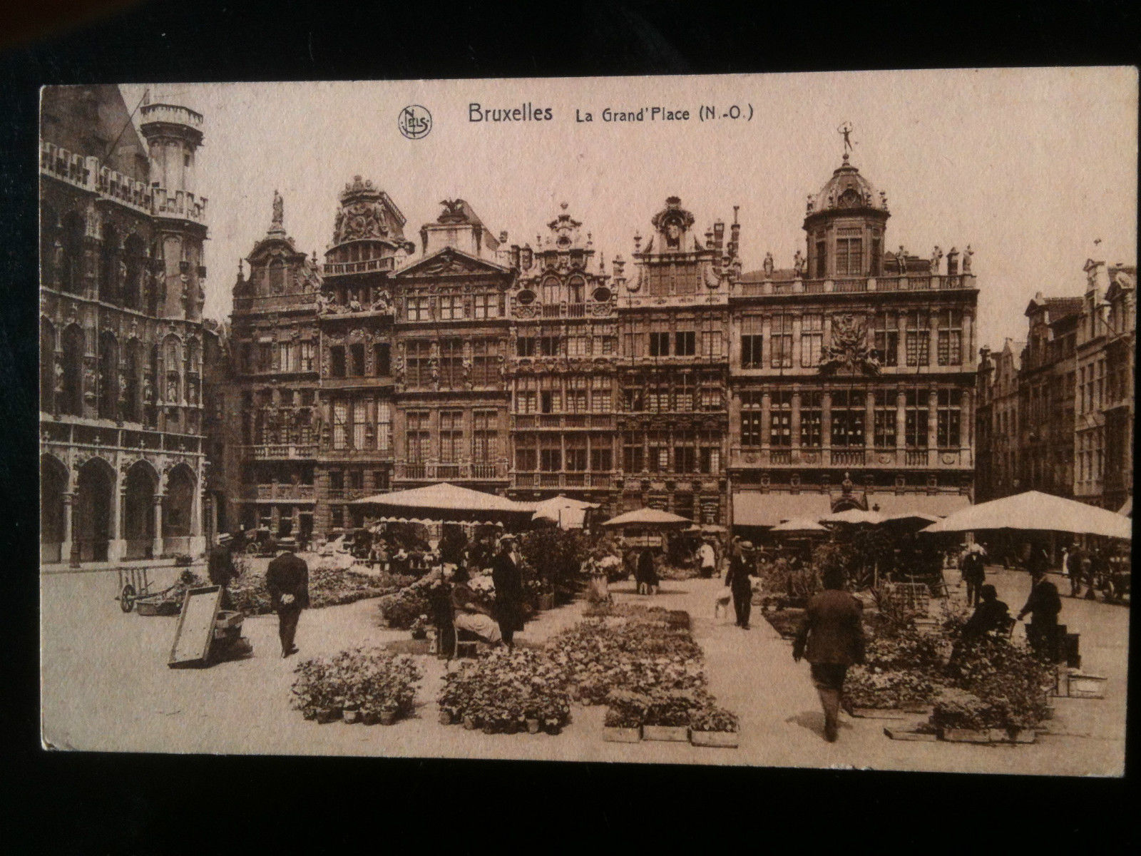 Cartolina Carte inizi '900 Belgio Belgique Bruxelles Grand'Place - viaggiata