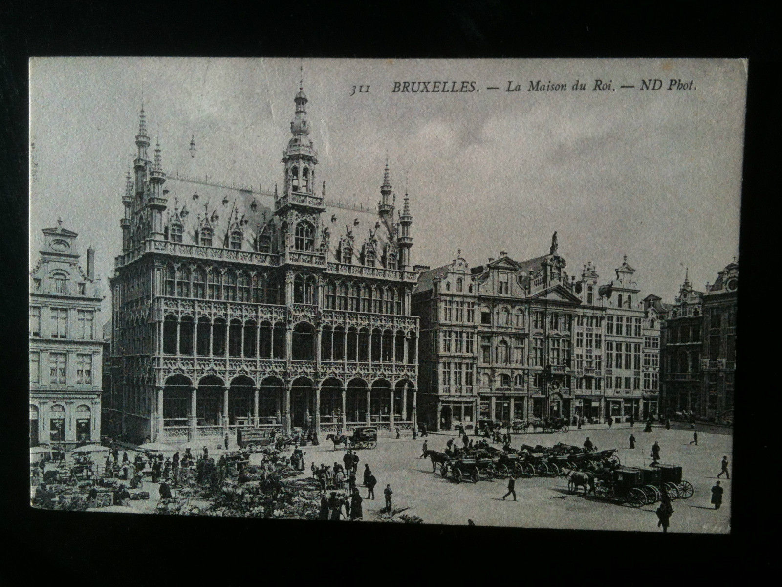 Cartolina Carte inizi '900 Belgio Belgique Bruxelles Maison du Roi …